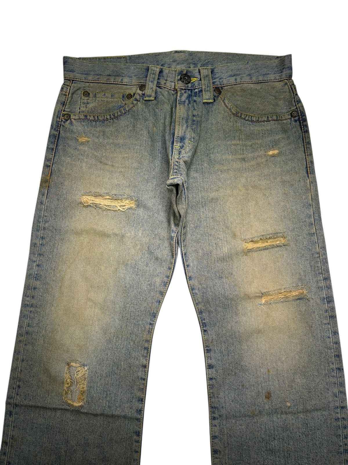 Acne Studios COCOLULU THRASHED BAGGY RUSTY DISTRESS DENIM JEANS Size US 34 / EU 50 - 6 Thumbnail