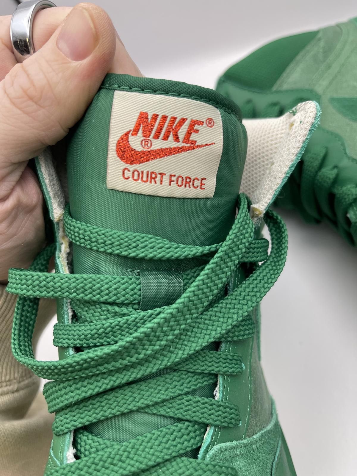 Nike Nike Court Force Hi Sneaker Mens 11 Athletic Pine Green NEW Size US 11 / EU 44 - 4 Thumbnail