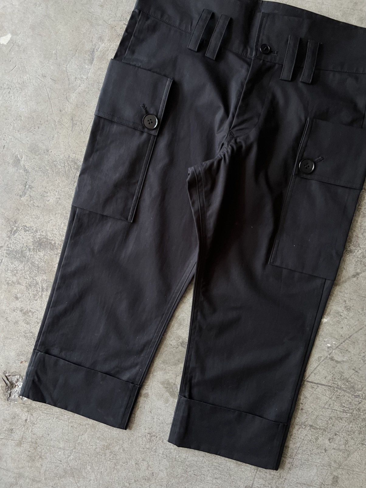 Y's Y’s - Yohji Yamamoto - Cropped Cargo Trouser Size 30" / US 8 / IT 44 - 5 Thumbnail