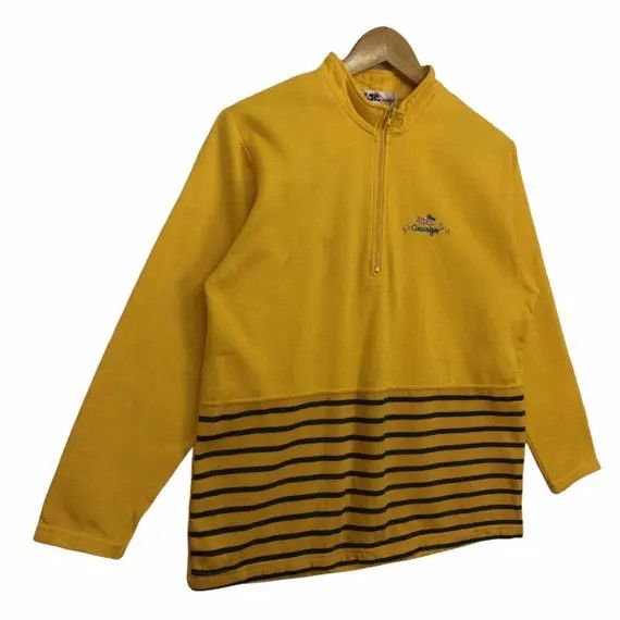 Courreges Vtg COURREGES PARIS Sport Futur Zip Striped Jacket Sweater Size M / US 6-8 / IT 42-44 - 8 Thumbnail