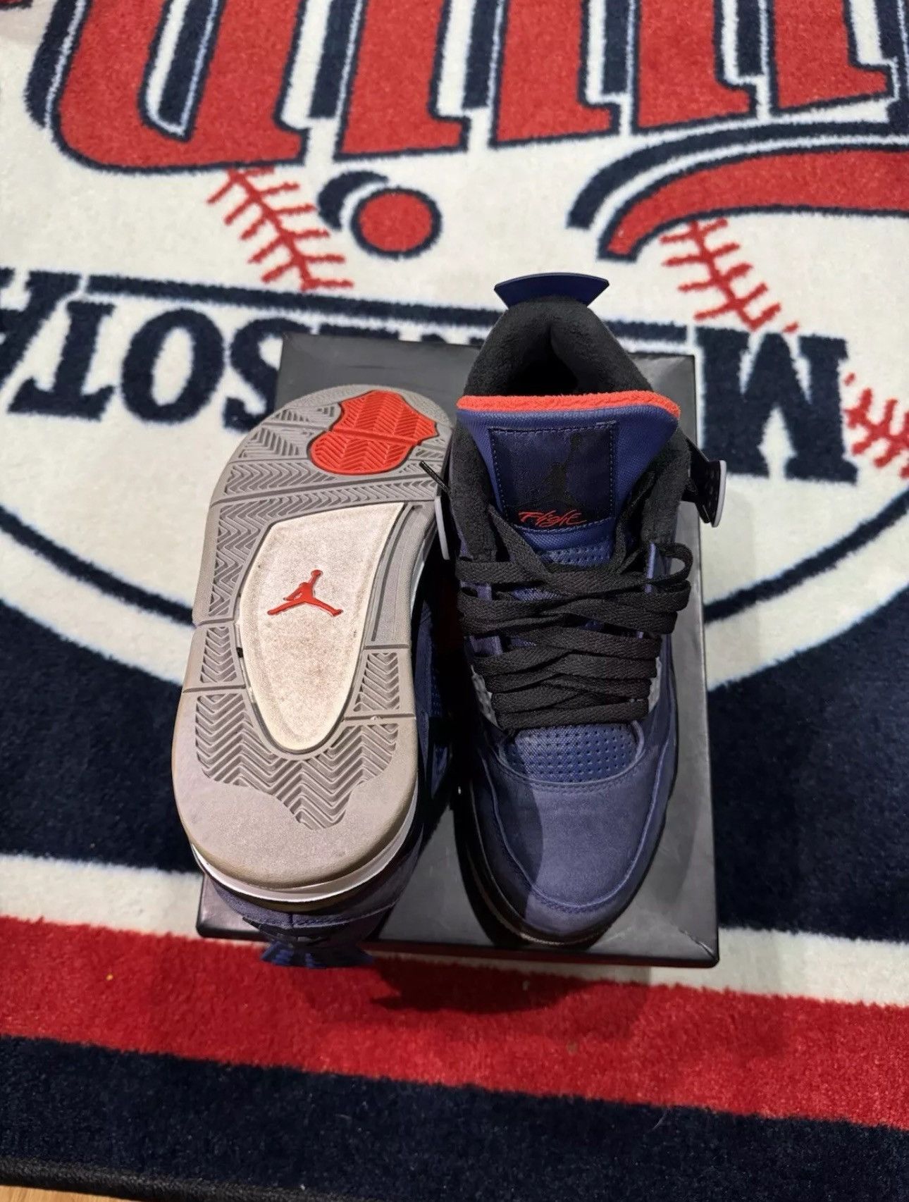Jordan Brand Air Jordan 4 Winter Loyal Blue With Original Box Size US 9.5 / EU 42-43 - 4 Thumbnail