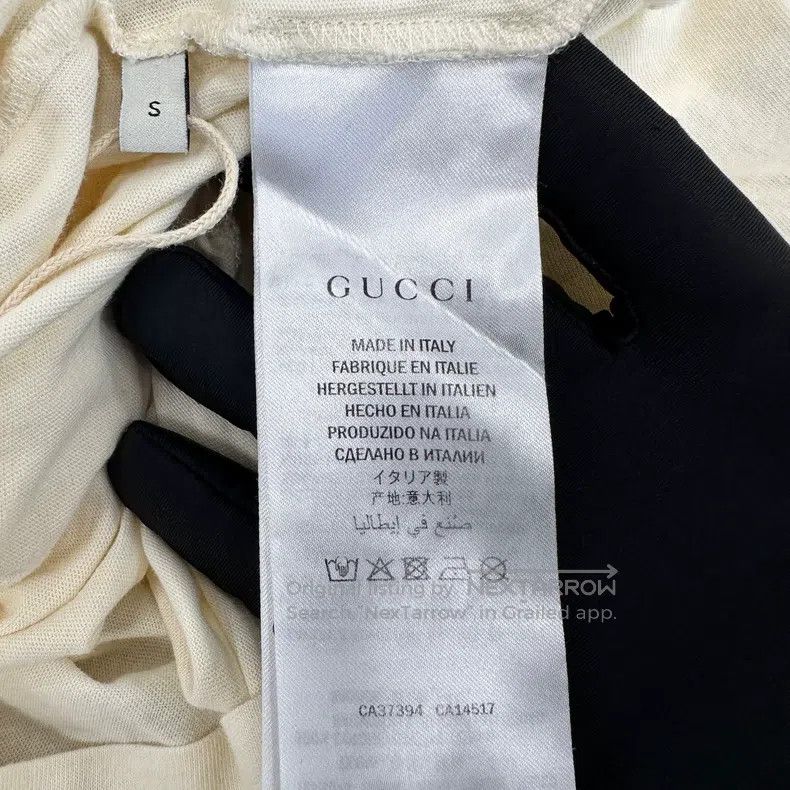 Gucci Gucci Clover printed logo round-neck short-sleeved T-shirt Size S / US 4 / IT 40 - 4 Thumbnail