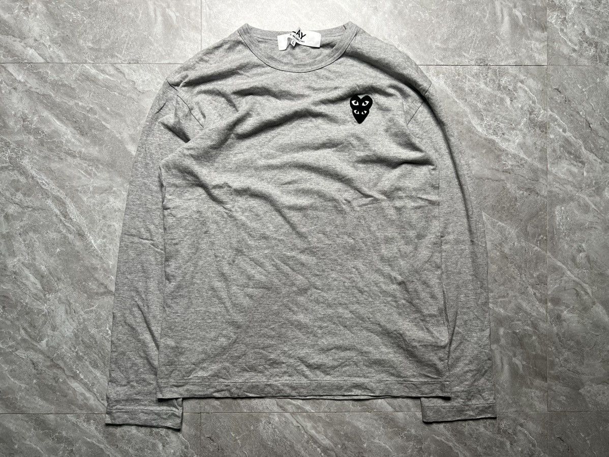Comme des Garcons PLAY Play CDG Double Heart Logo LS top Size US L / EU 52-54 / 3 - 1 Thumbnail