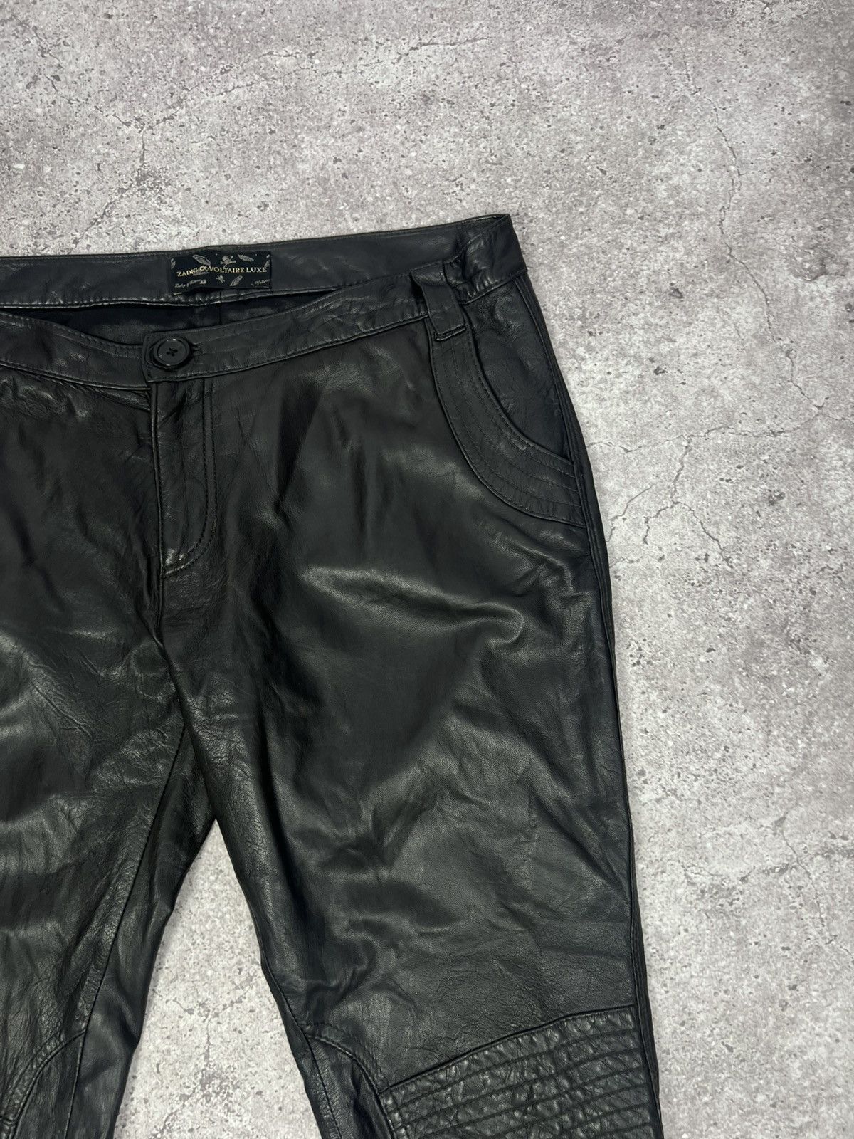 Zadig & Voltaire Zadig & Voltaire Women's Leather Pants Size 27" / US 4 / IT 40 - 5 Thumbnail