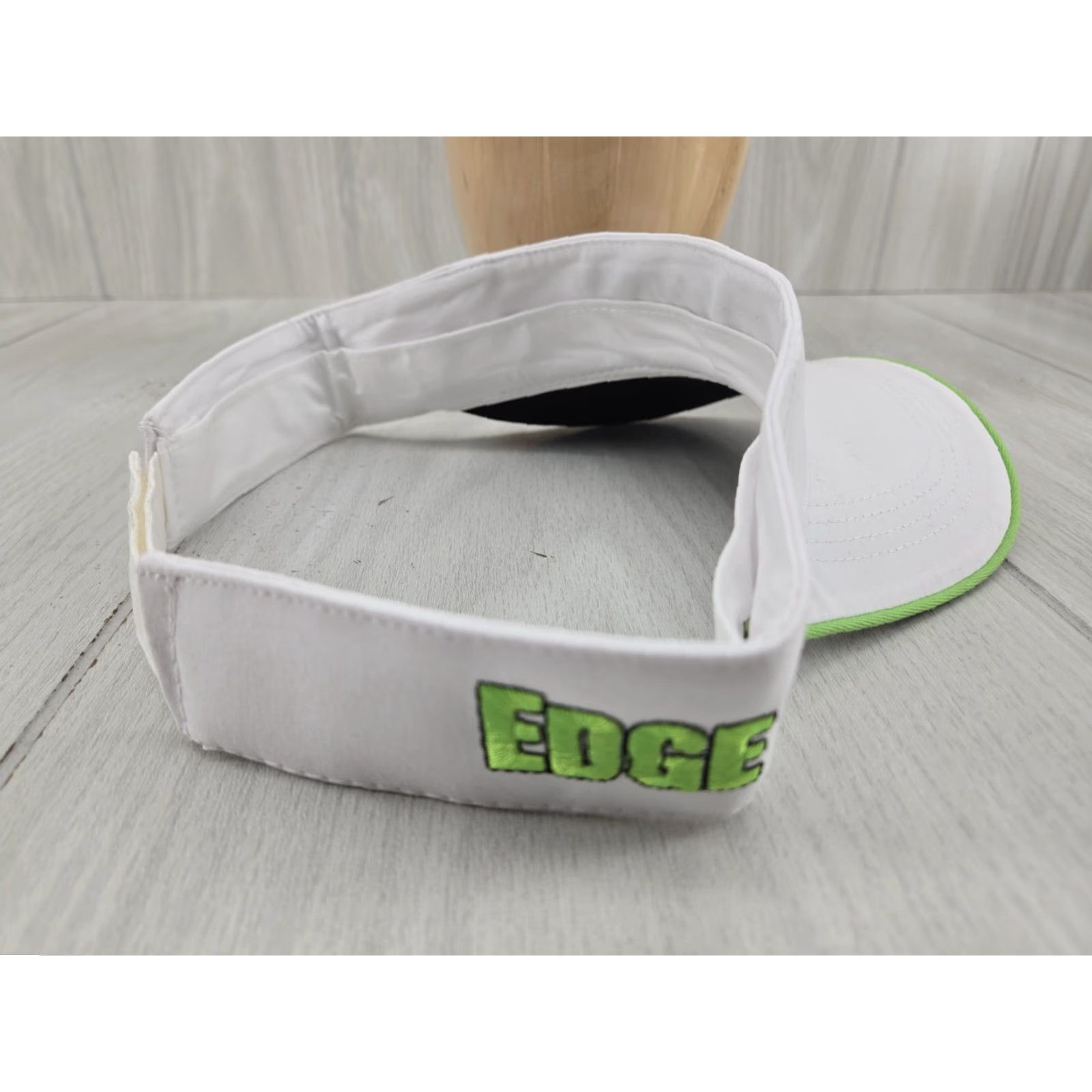 Vintage Gamma Lines Edge Visor Hat White Size ONE SIZE - 6 Thumbnail