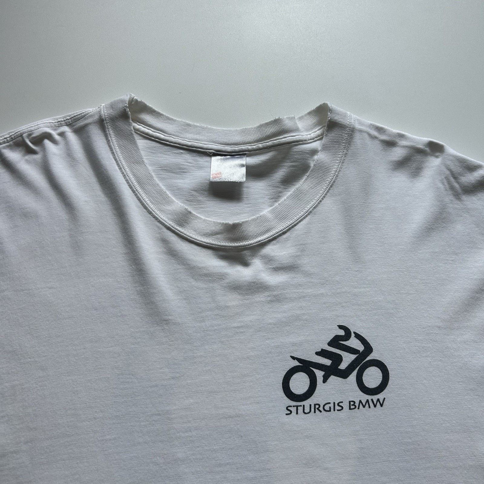 BMW Vintage 90s BMW T Shirt 2XL Y2K Motorcycle Sturgis Art Promo Size US XXL / EU 58 / 5 - 4 Thumbnail