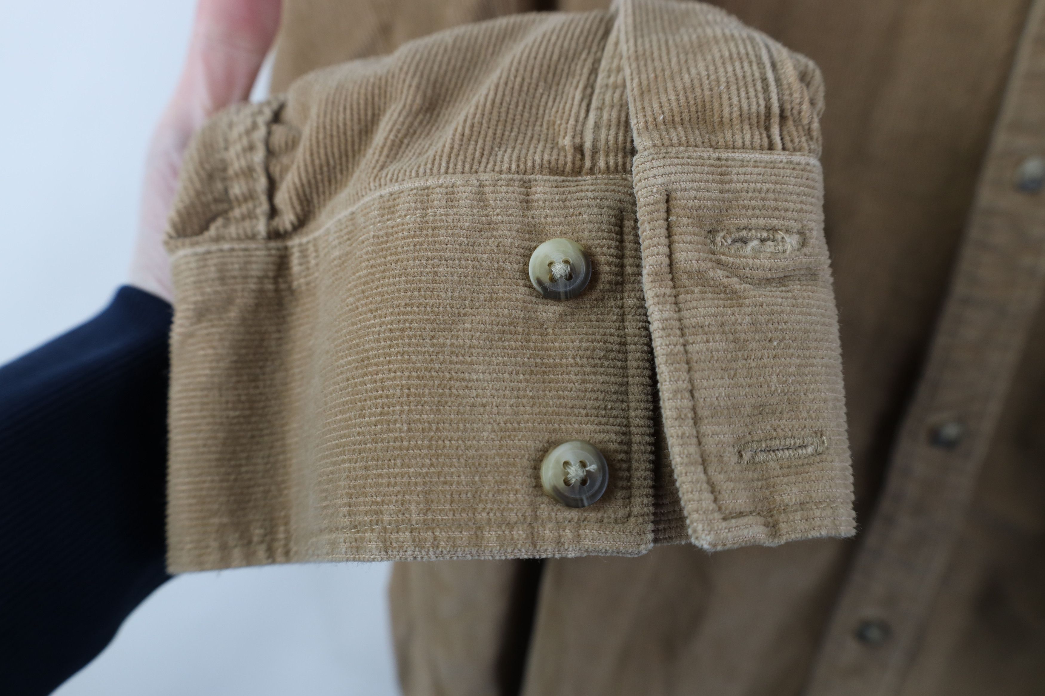 Gap Vintage 90s Y2K Gap Corduroy Collared Button Shirt Beige Tan Size US XXL / EU 58 / 5 - 6 Thumbnail