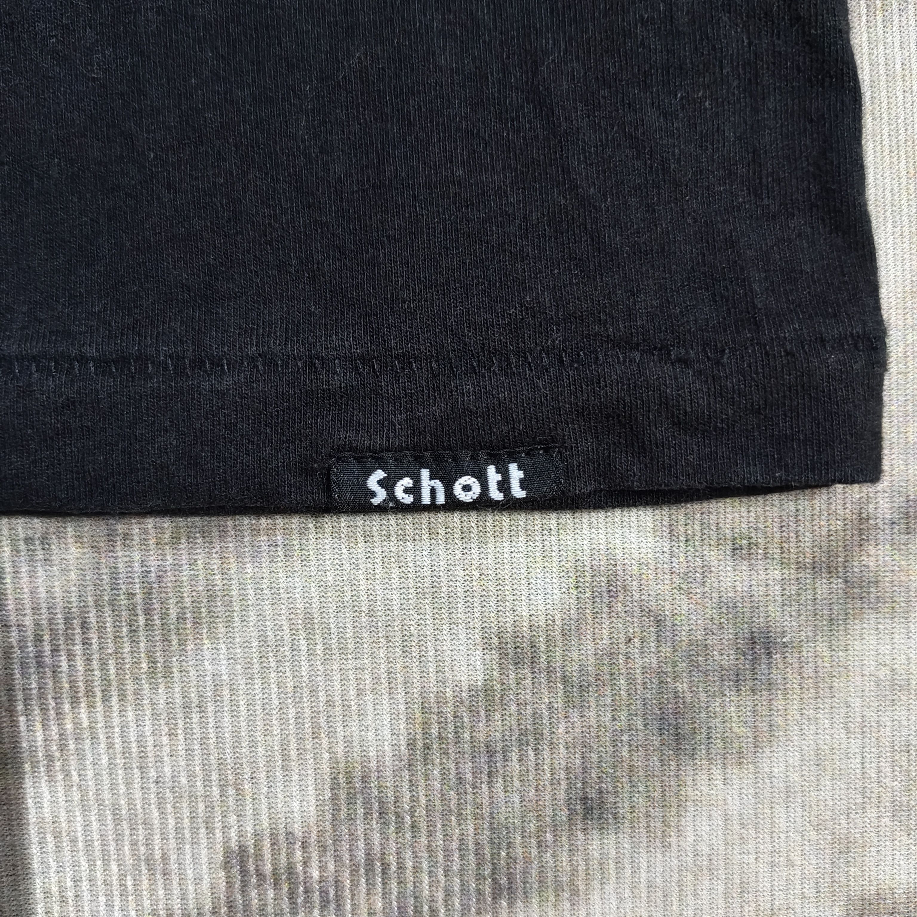 Schott SCHOTT Big Logo Leopard Print Long Sleeve Tshirt Size US M / EU 48-50 / 2 - 5 Thumbnail