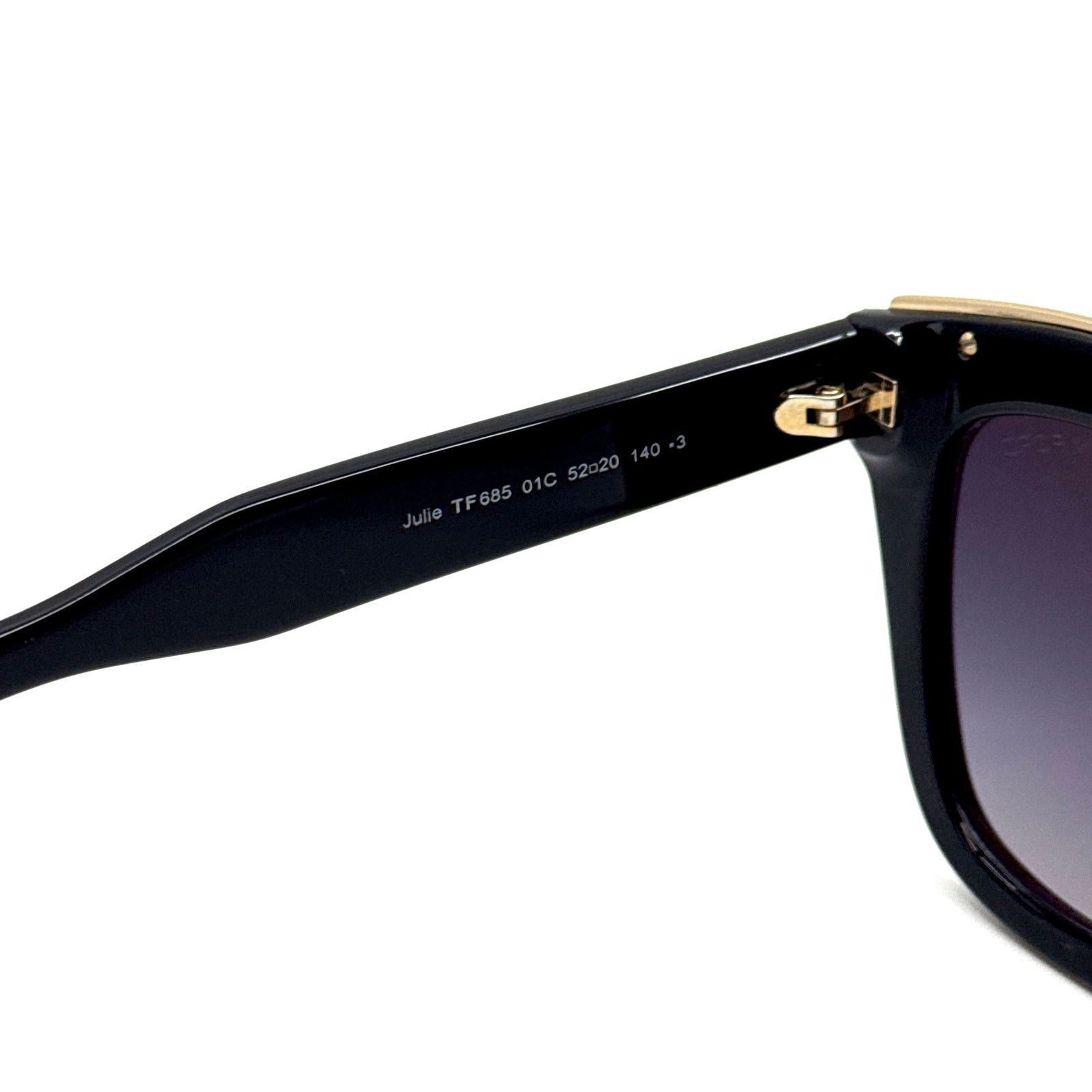 Tom Ford New, TOM FORD Julie Sunglasses TF685 01C Authentic Size ONE SIZE - 9 Thumbnail