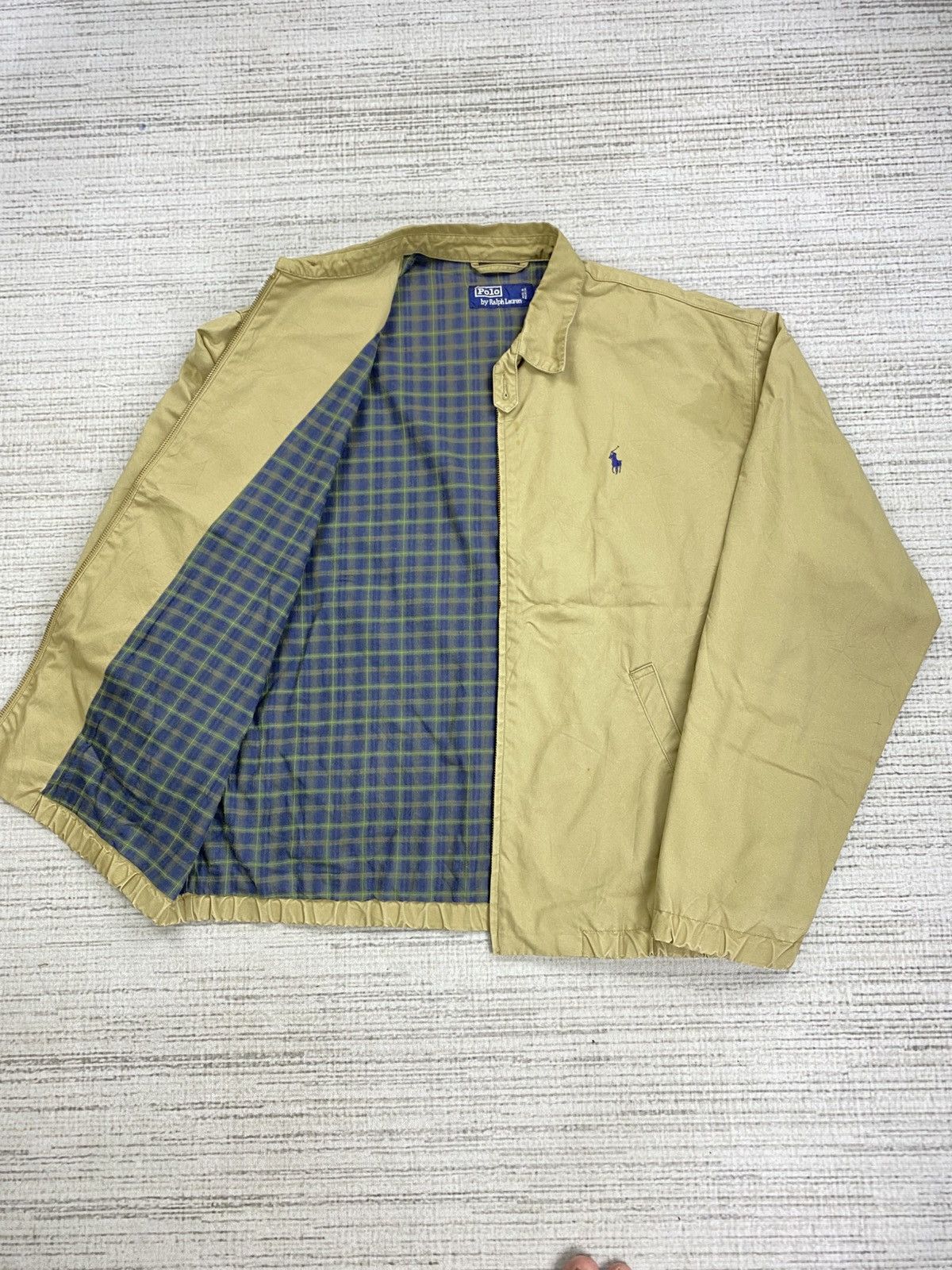 Polo Ralph Lauren × Ralph Lauren × Vintage Vtg 90s Polo Ralph Lauren Embroidery Logo Inner Plaid Jacket Size US L / EU 52-54 / 3 - 9 Thumbnail