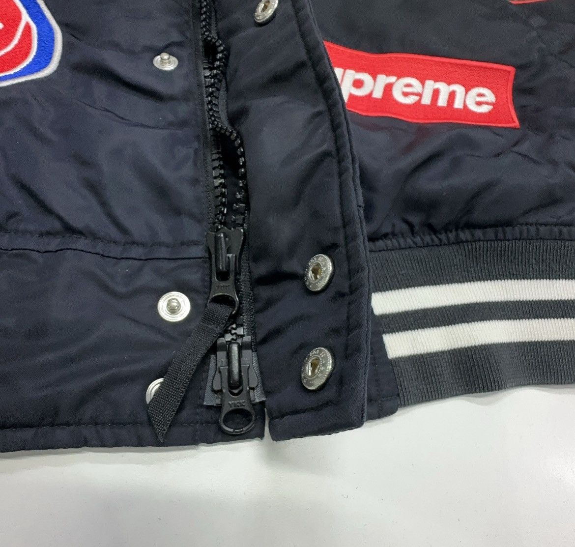 Nike × Supreme Supreme x Nike x NBA 18SS Teams Warm Up Jacket in black Size US M / EU 48-50 / 2 - 11 Thumbnail