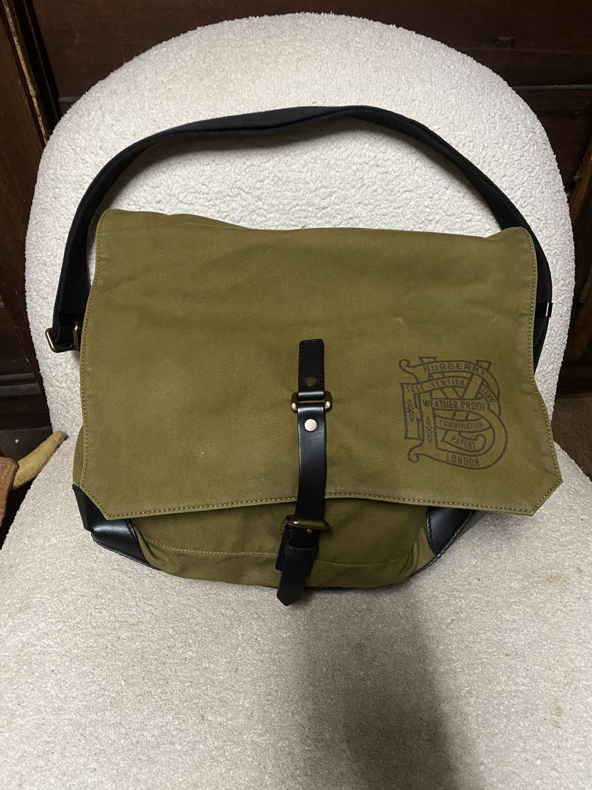 Burberry Burberry messenger bag with cow leather Size ONE SIZE - 1 Thumbnail
