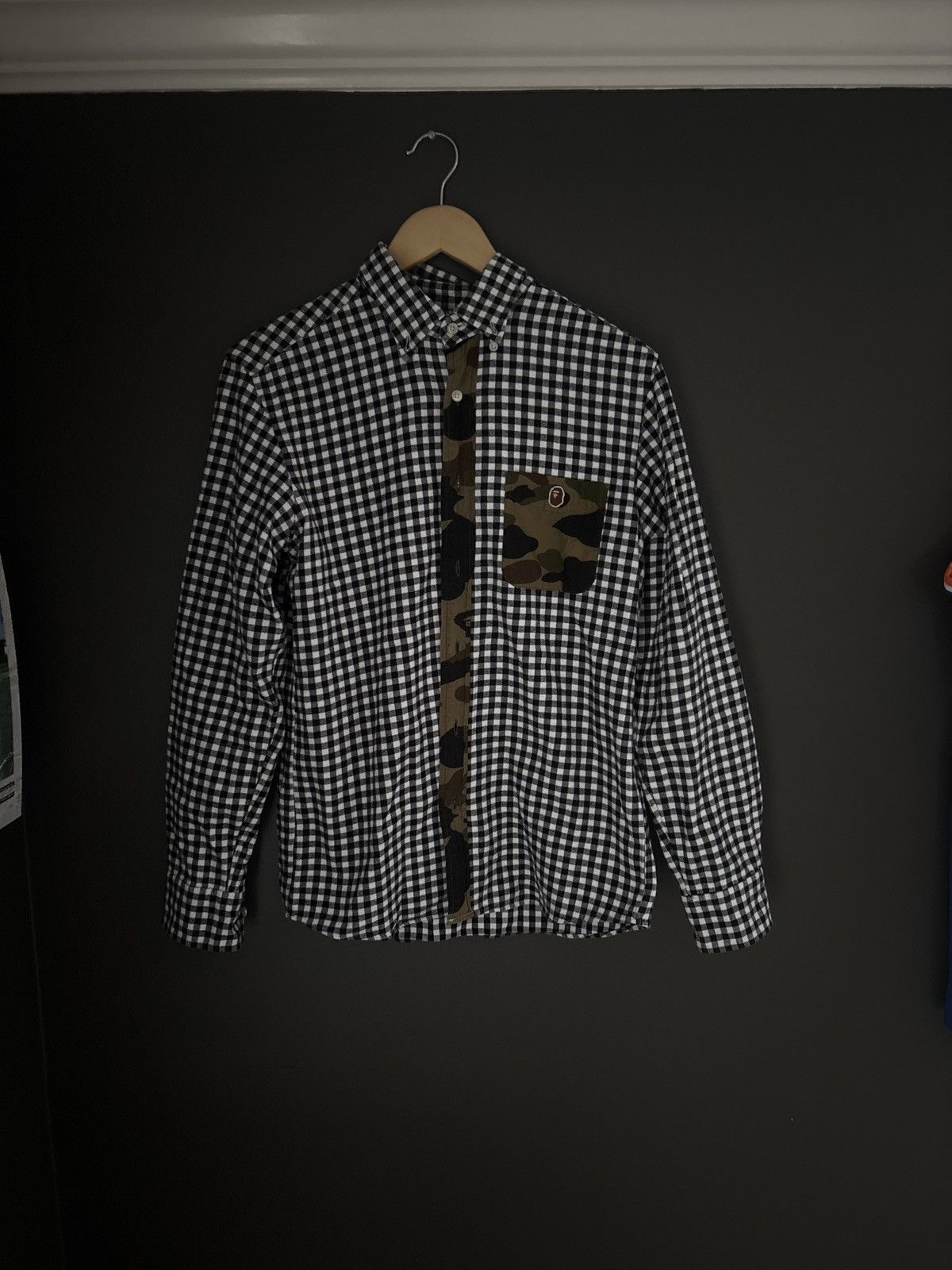 Bape RARE Vintage Bape Button Up Shirt Size US M / EU 48-50 / 2 - 1 Thumbnail