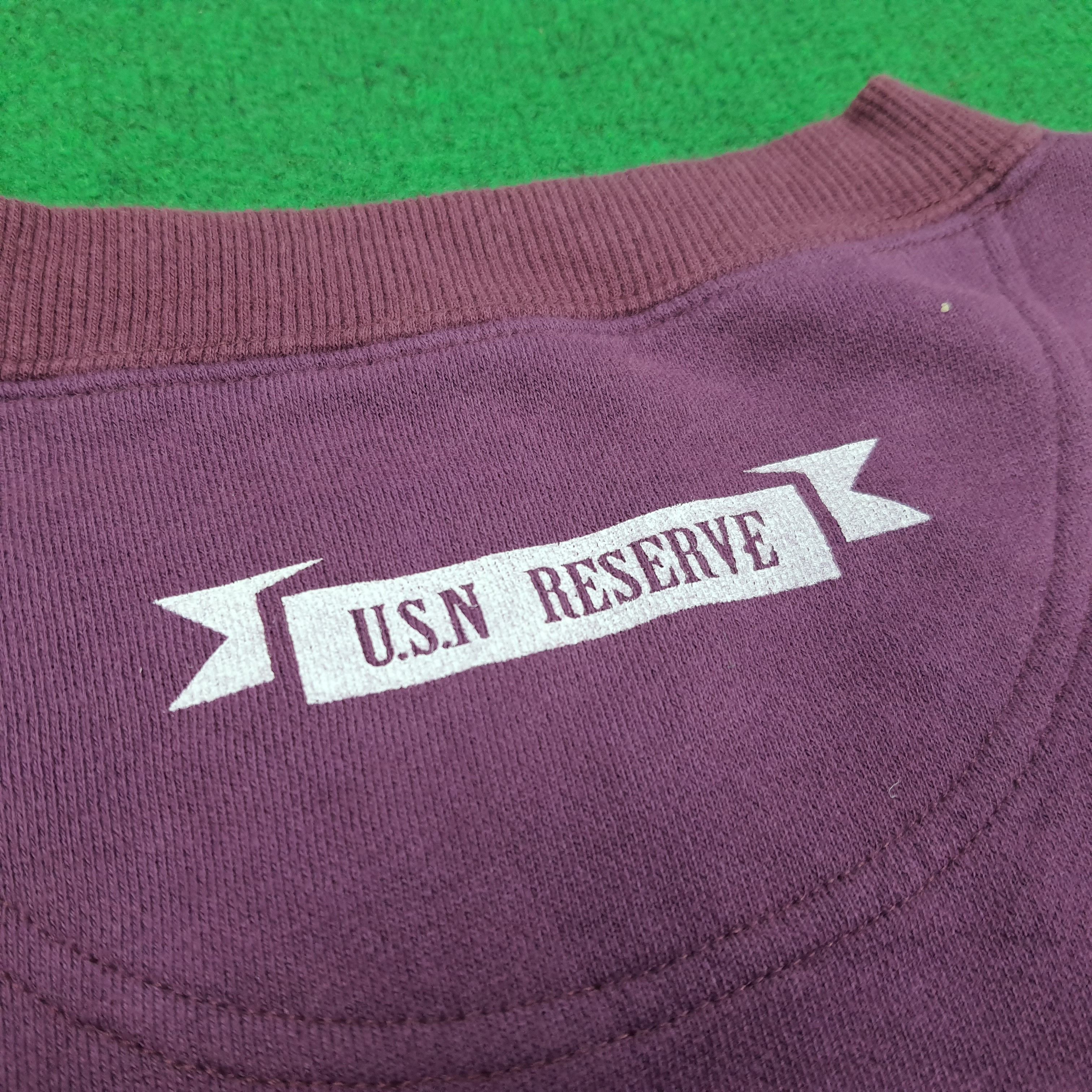 Vintage Vintage CORPS Navy Department U.S. Naval Reserve Sweatshirt Size US XXL / EU 58 / 5 - 4 Thumbnail