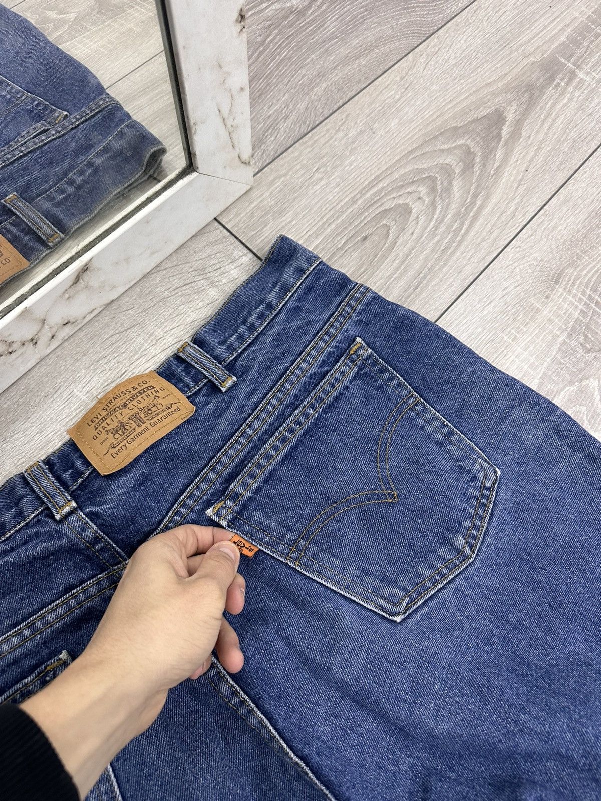 Levi's Levis Orange Tab 80s Made in Canada Jeans 40x34 Size US 40 / EU 56 - 4 Thumbnail