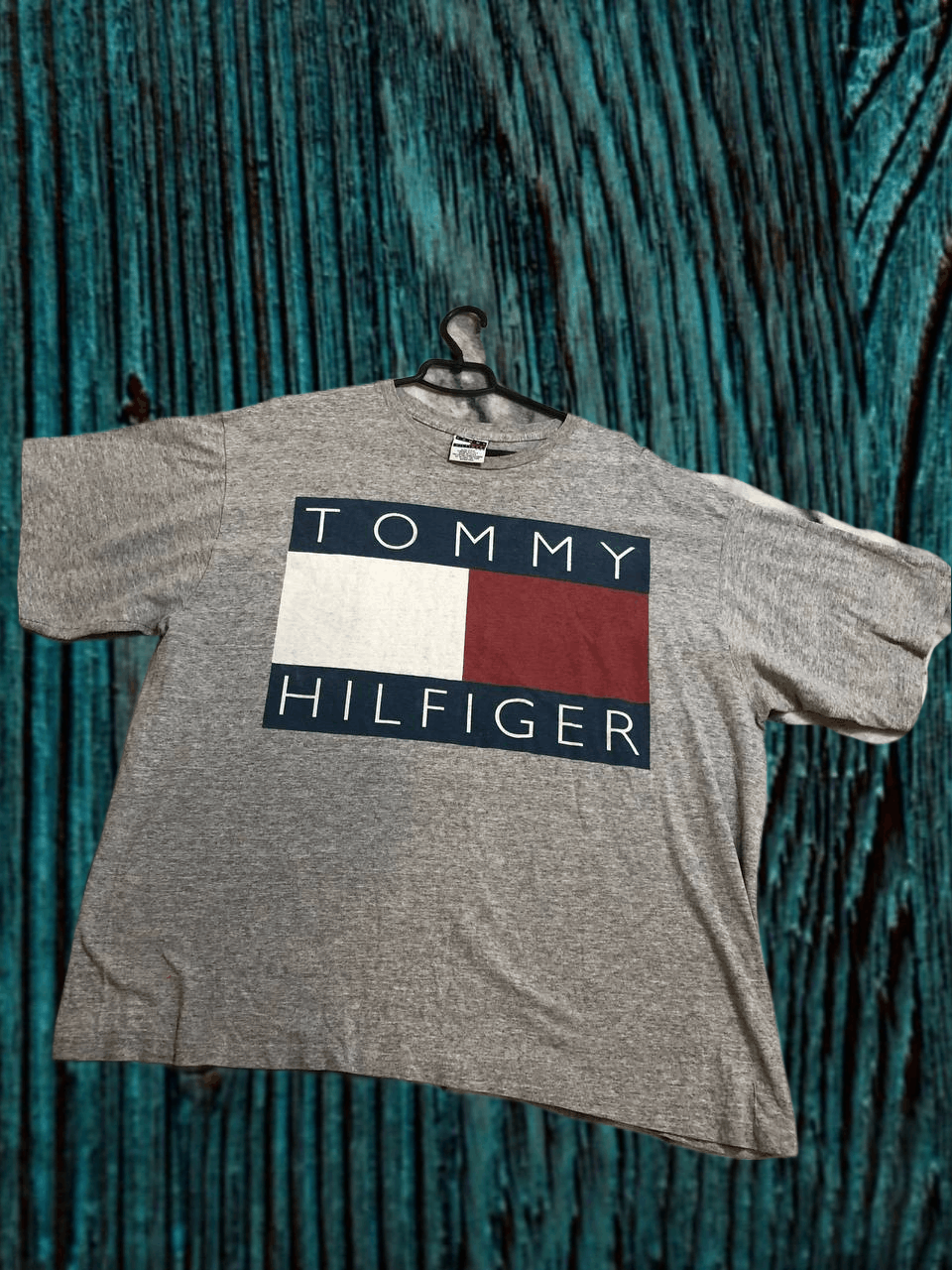 Tommy Hilfiger Vintage 90s Tommy Hilfiger Big Flag Logo Size US XL / EU 56 / 4 - 1 Thumbnail