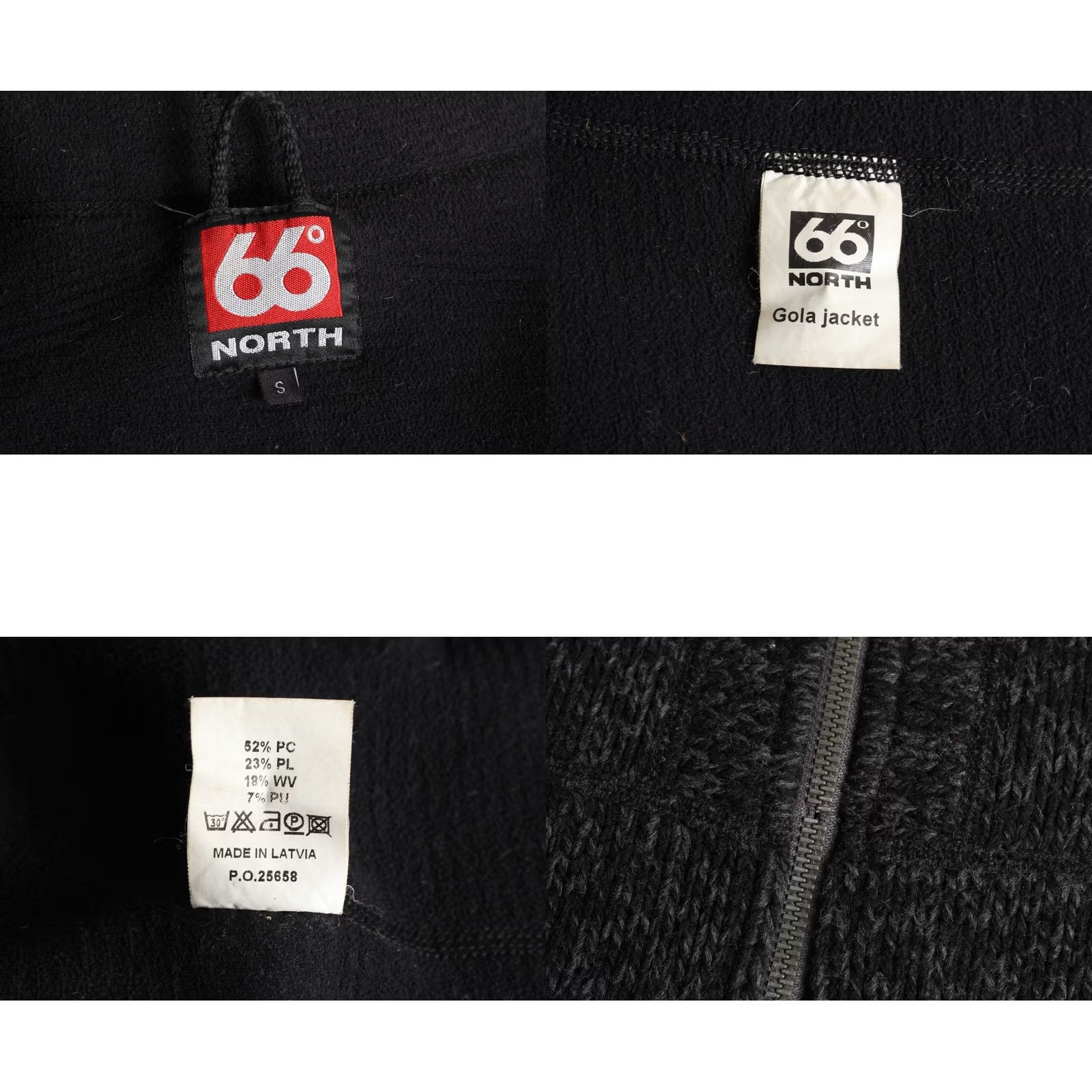 Vintage 66 NORTH ICELAND Gola Jacket Men Size S Full Zip Knit Wool Blend MJ4489 Size US S / EU 44-46 / 1 - 8 Thumbnail