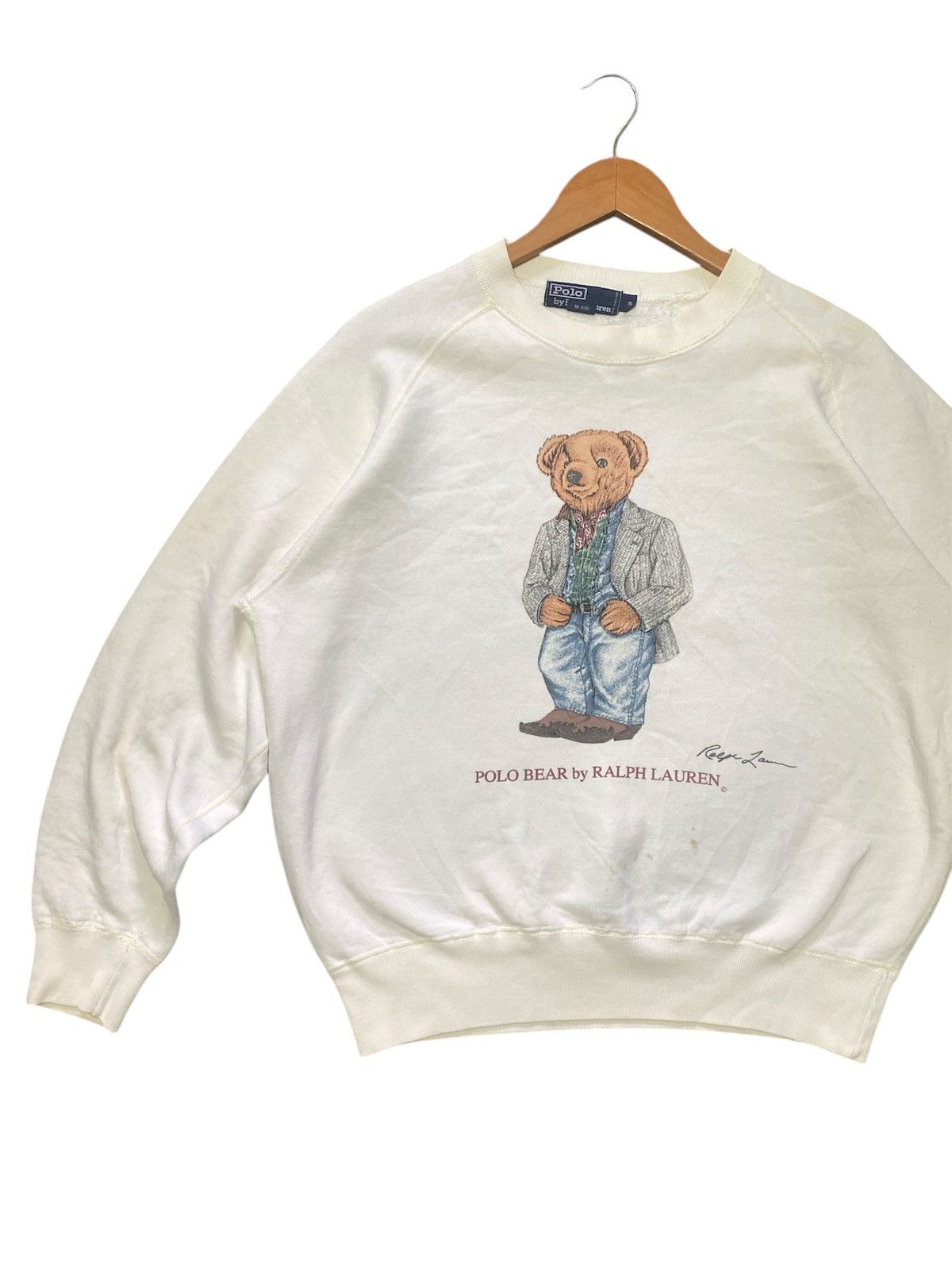 Designer × Polo Ralph Lauren × Vintage 💥RARE💥VINTAGE POLO RALPH LAUREN BEAR SWEATSHIRT🔥 Size US S / EU 44-46 / 1 - 3 Thumbnail