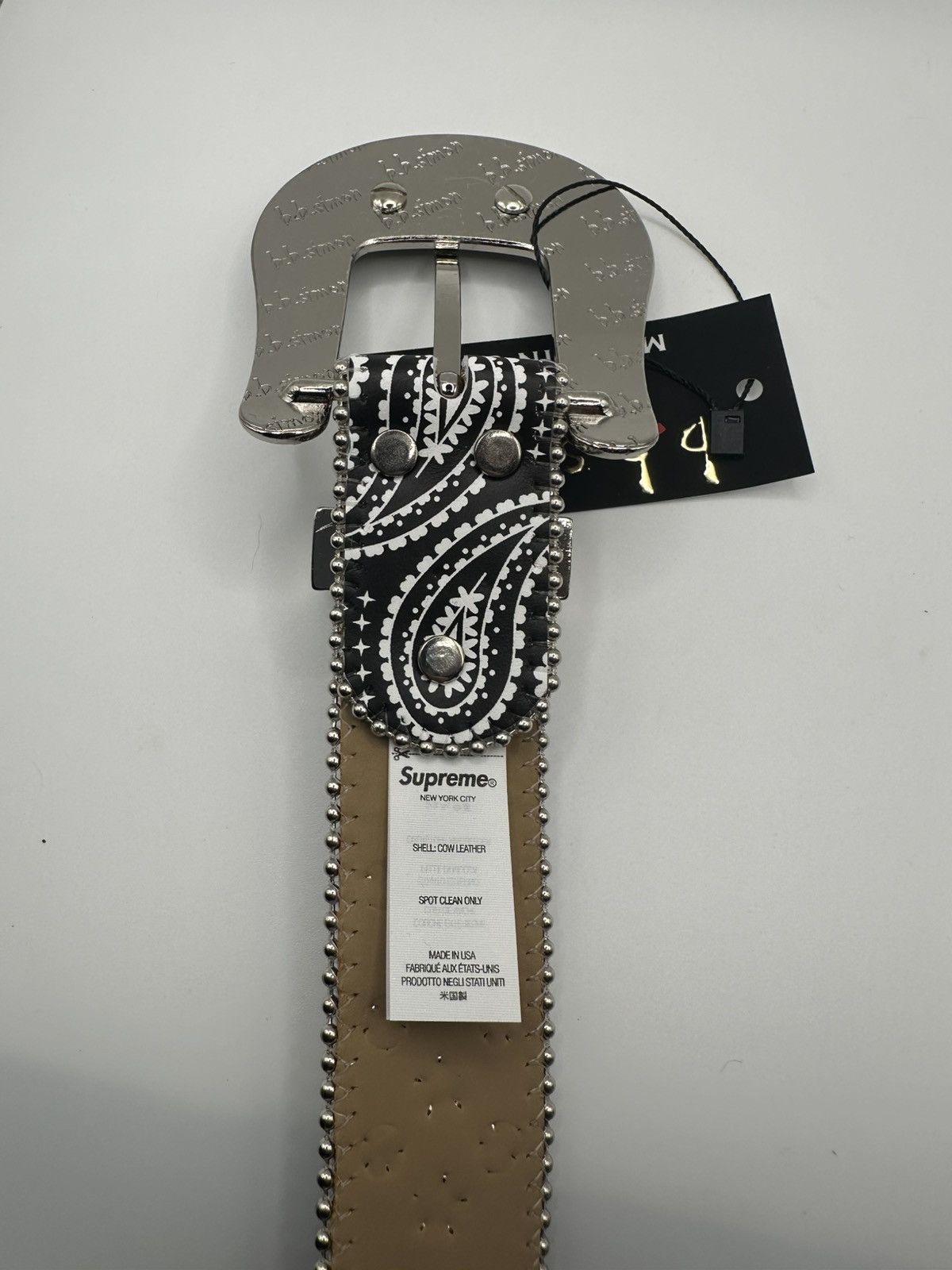 B.B. Simon × Supreme Bandana Belt Small Size 28 - 3 Thumbnail
