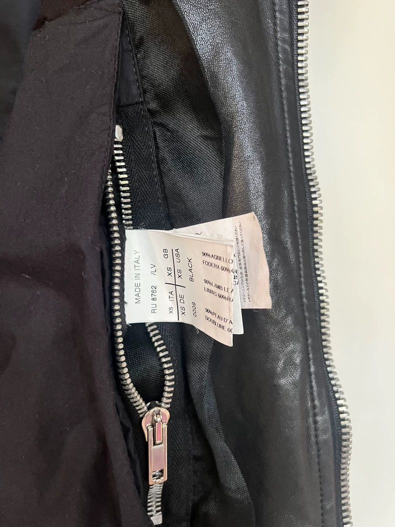 Rick Owens Rick Owens Leather jacket Size US XS / EU 42 / 0 - 8 Thumbnail