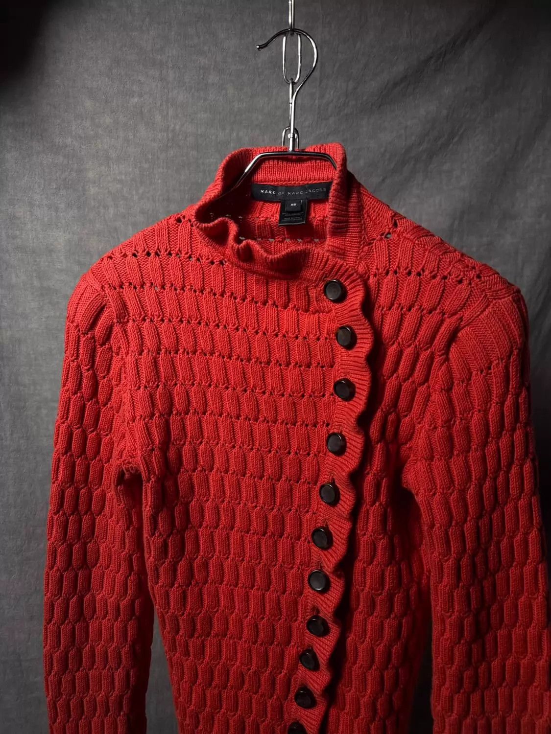 Marc Jacobs Marc by Marc Jacobs deconstructed wool knit sweater orange Size XS / US 0-2 / IT 36-38 - 3 Thumbnail