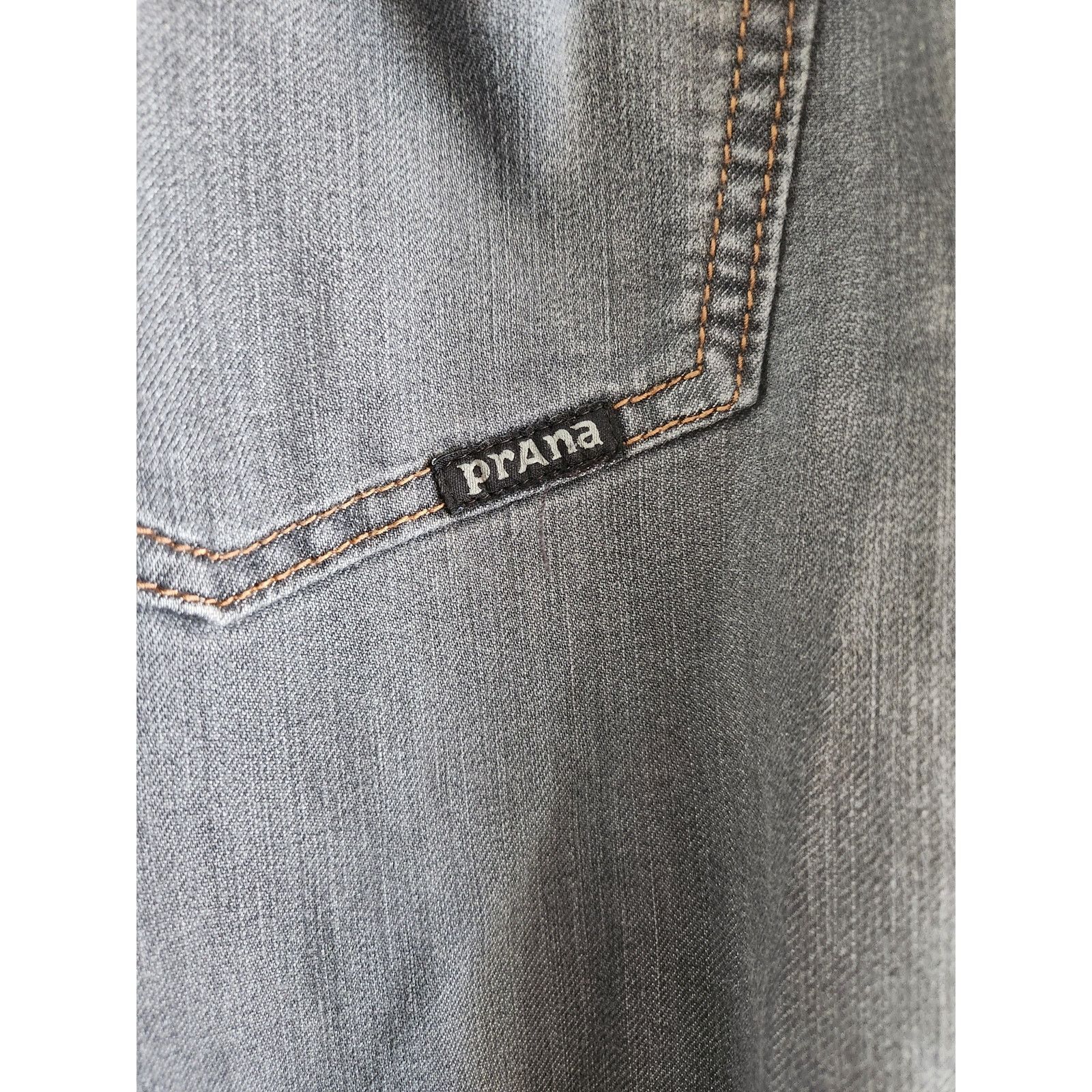 Prana Prana Bridger Men's Slim Fit Stretch Dark Gray Jeans 36WX30L Size US 36 / EU 52 - 3 Thumbnail