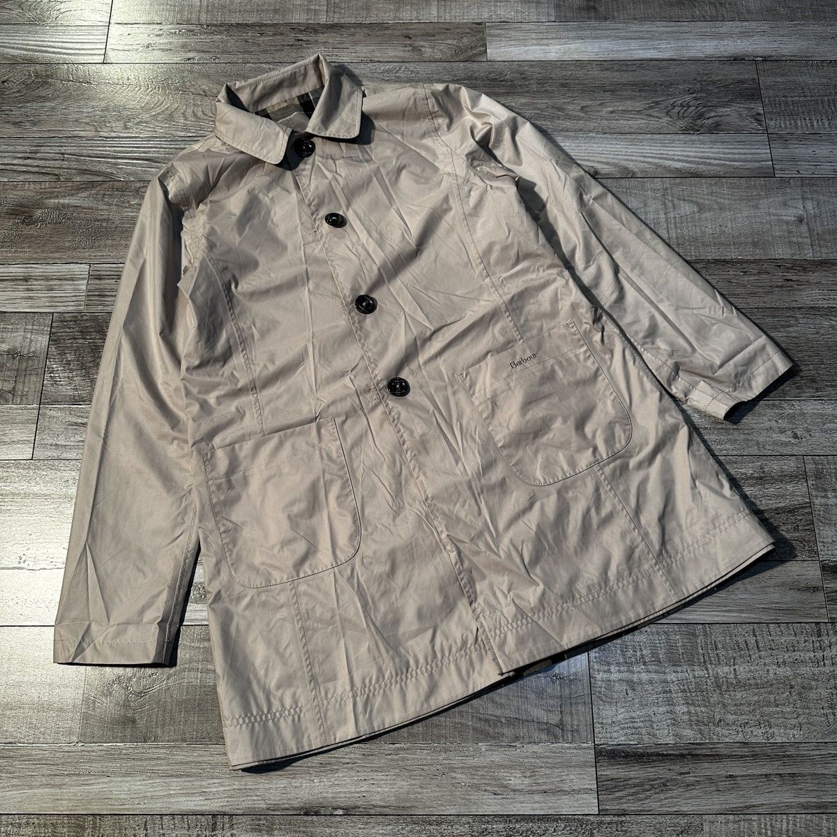 Barbour BARBOUR REVERSIBLE DERBY MAC WOMENS JACKET Grailed