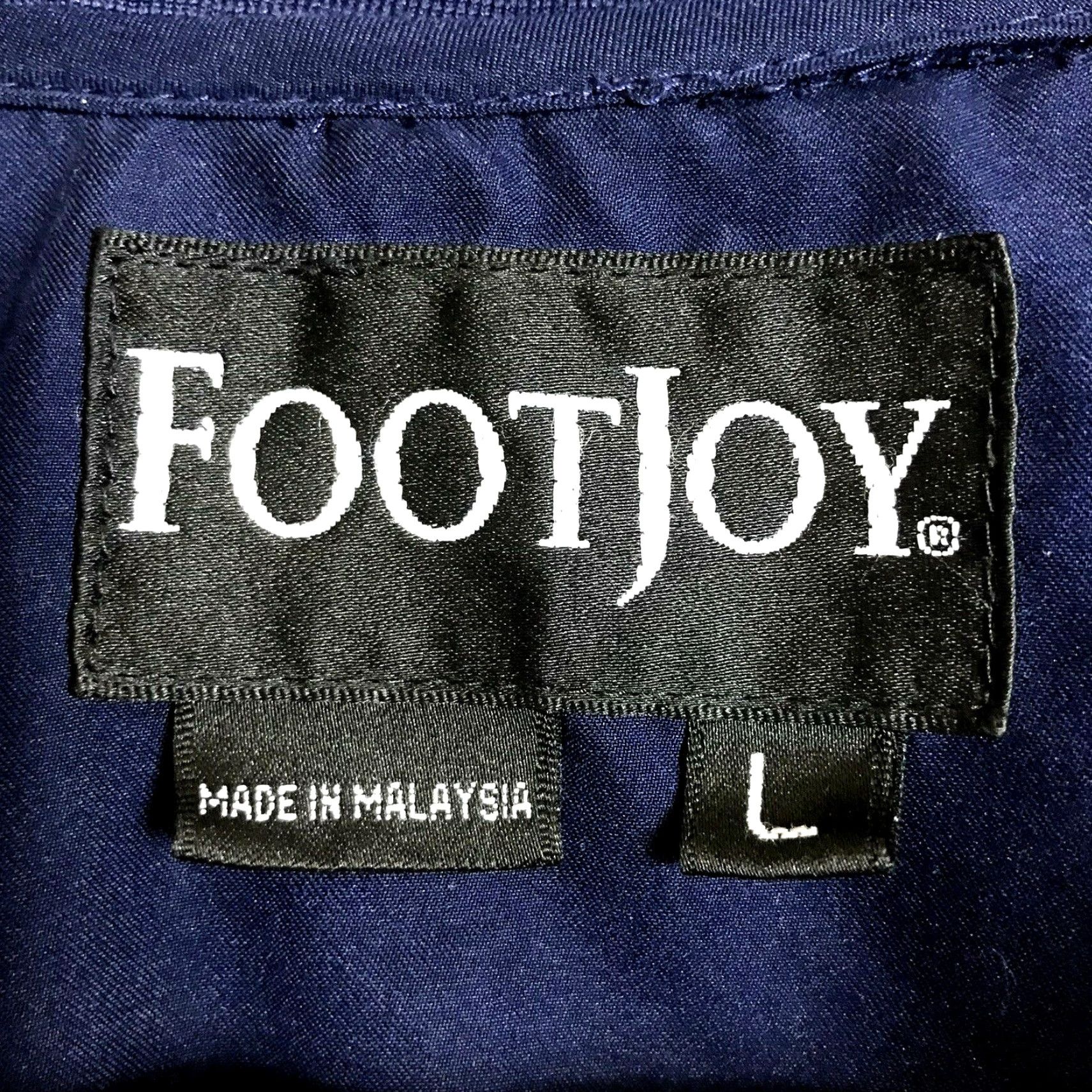 Footjoy FootJoy Jacket FJ Mens L Golf V-Neck Pullover Blue Microfiber Packable Size US L / EU 52-54 / 3 - 2 Thumbnail