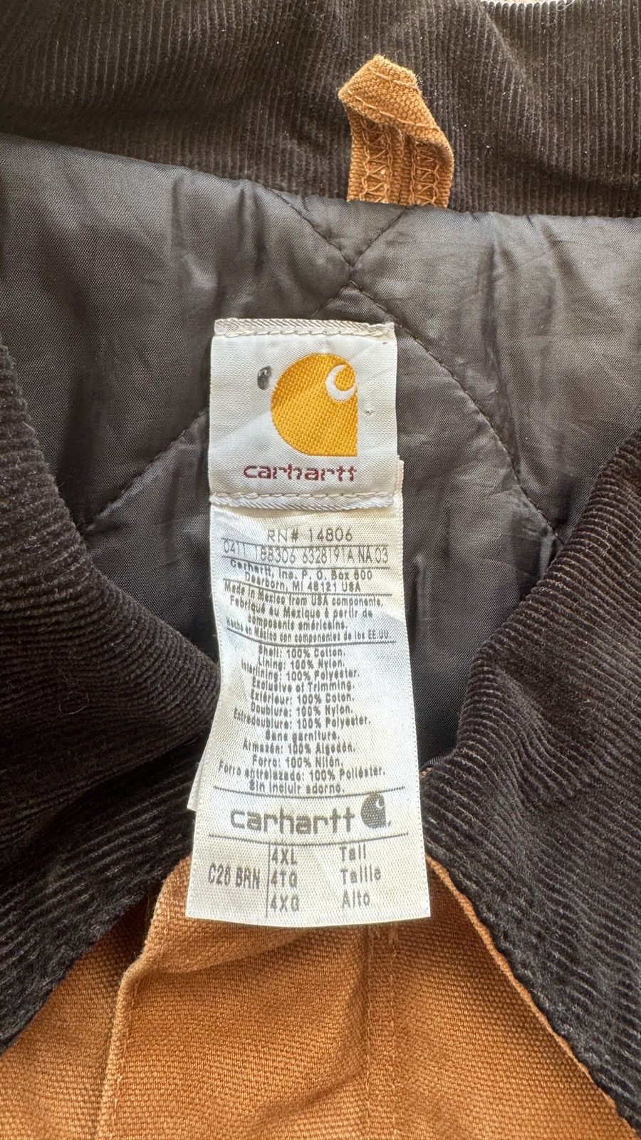 Carhartt Vintage 90's Jacket C28 Detroit Trucker Duck active work ysl Size US XXL / EU 58 / 5 - 7 Thumbnail