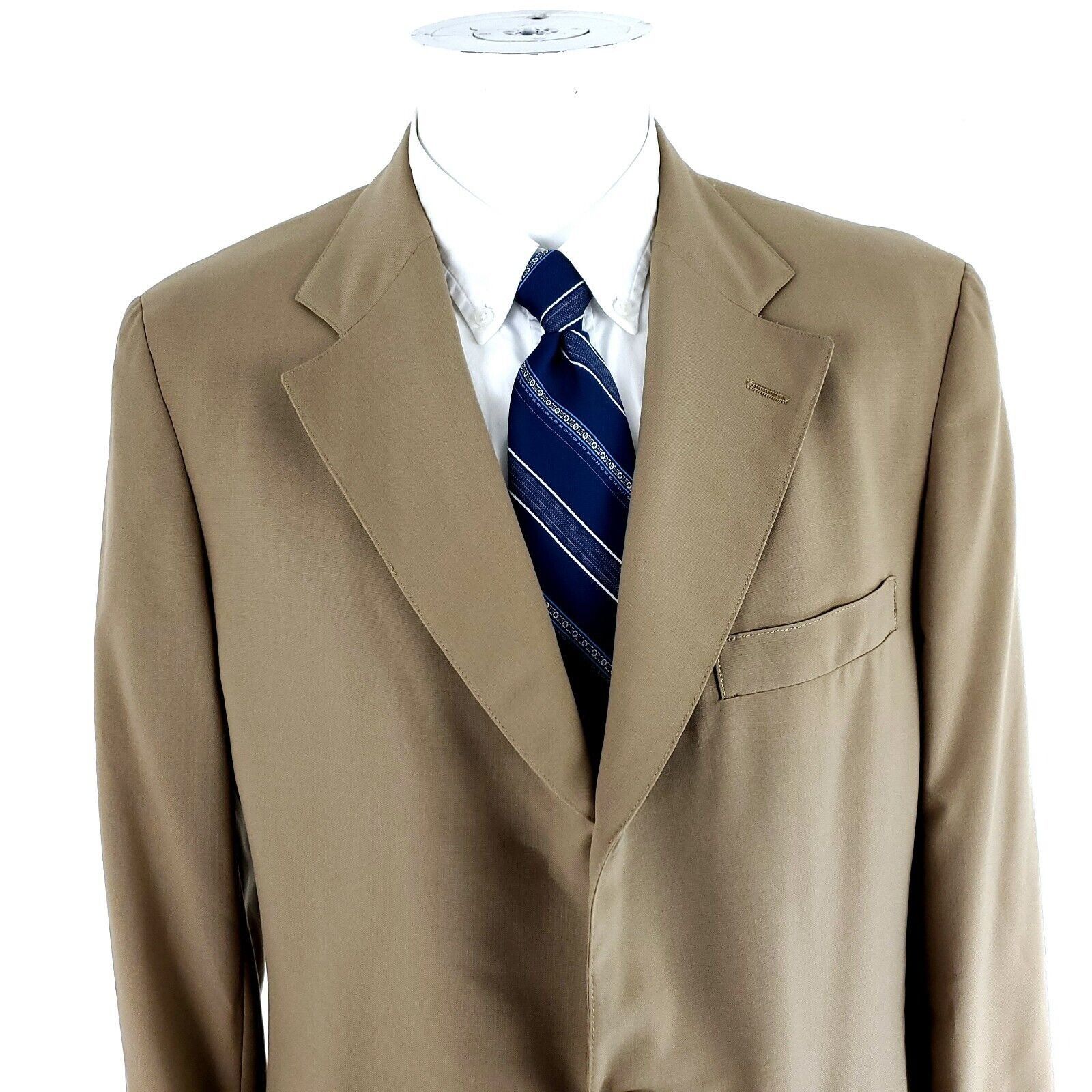 Brooks Brothers Brooks Brothers 346 Wool 3 Button Blazer 40L Tan Size 40L - 1 Thumbnail