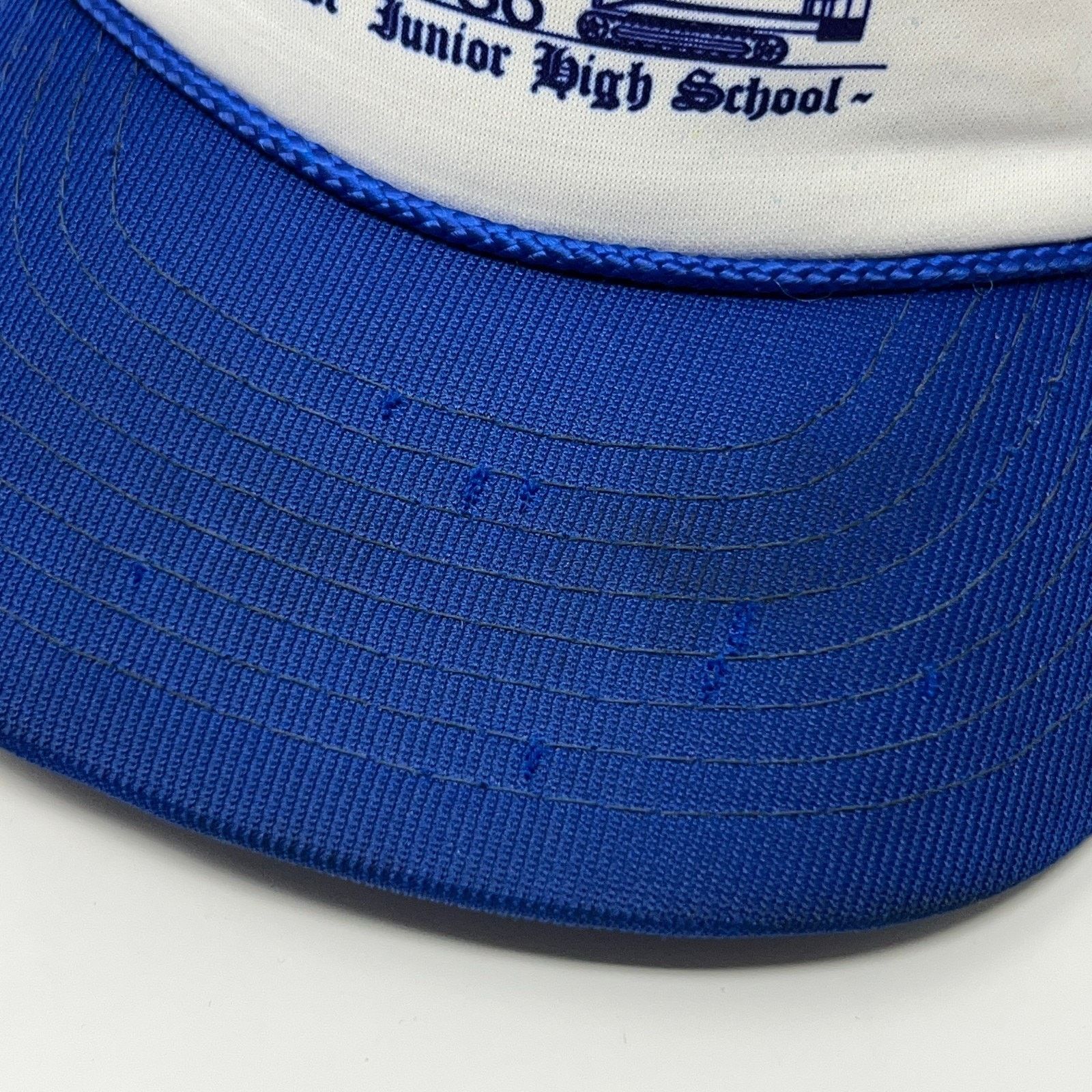 Hanes Vintage Southeast Jr High School Trucker Hat Cap Blue Size ONE SIZE - 7 Thumbnail