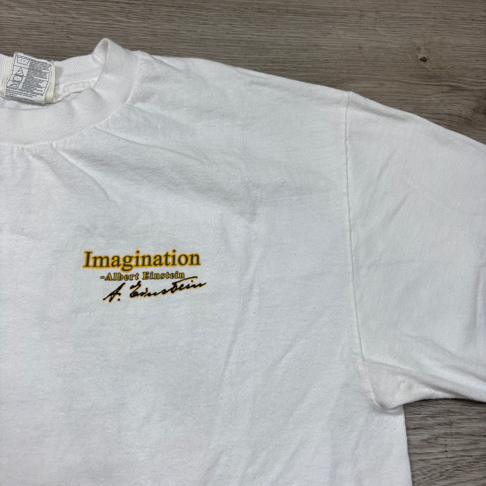 Vintage VTG Albert Einstein Imagination More Important Shirt Large Size US L / EU 52-54 / 3 - 4 Thumbnail