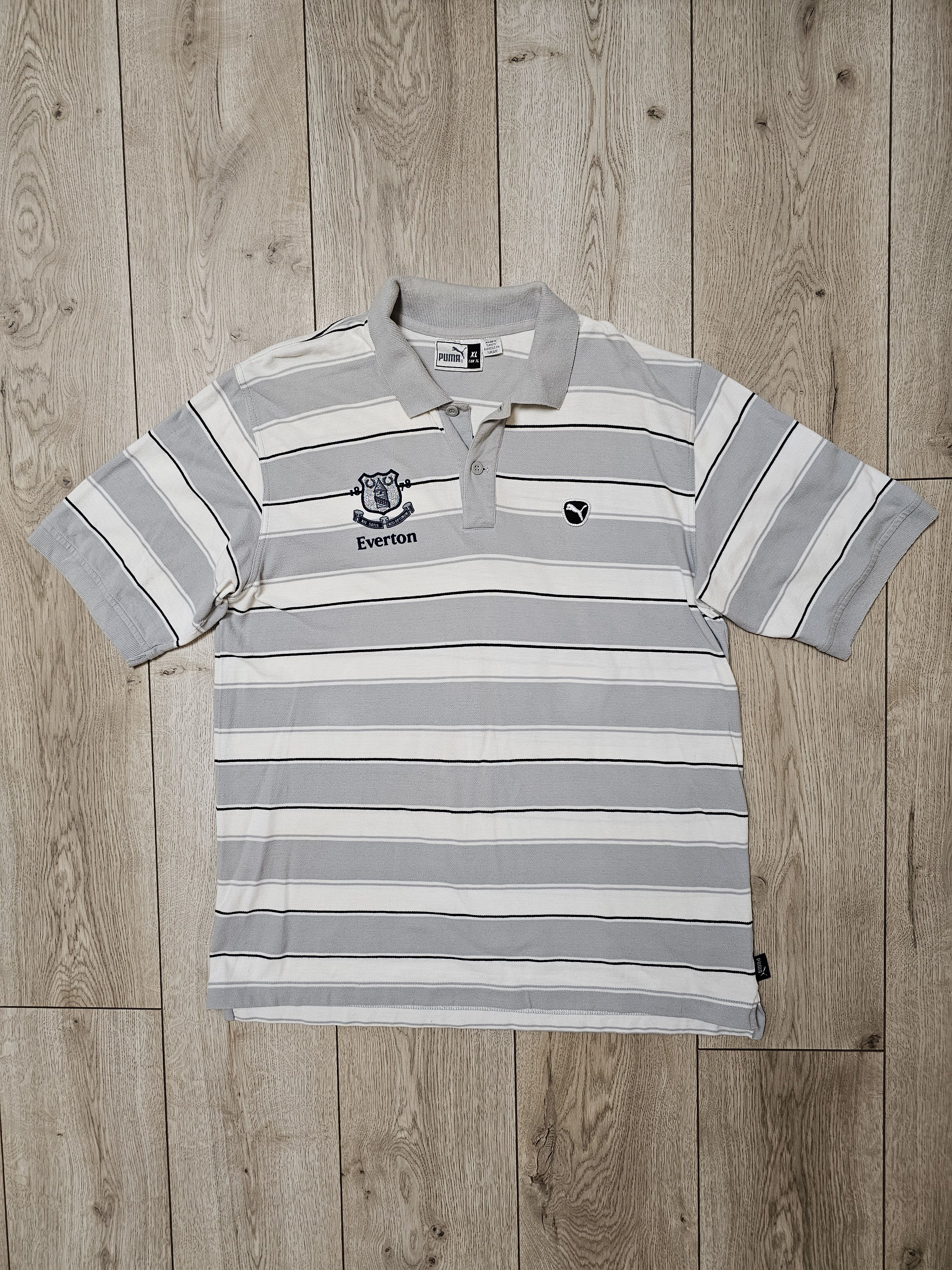 EVERTON 2000 COTTON POLO SHIRT TRAINING FOOTBALL SOCCER