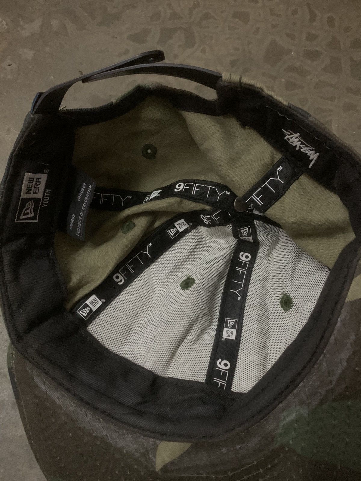 New Era × Stussy Stussy X New Era Youth Military Design Cap Size ONE SIZE - 10 Thumbnail