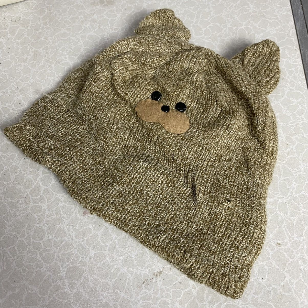 Japanese Brand 2000s vintage bunny horn bear face beanie hats Size ONE SIZE - 3 Thumbnail