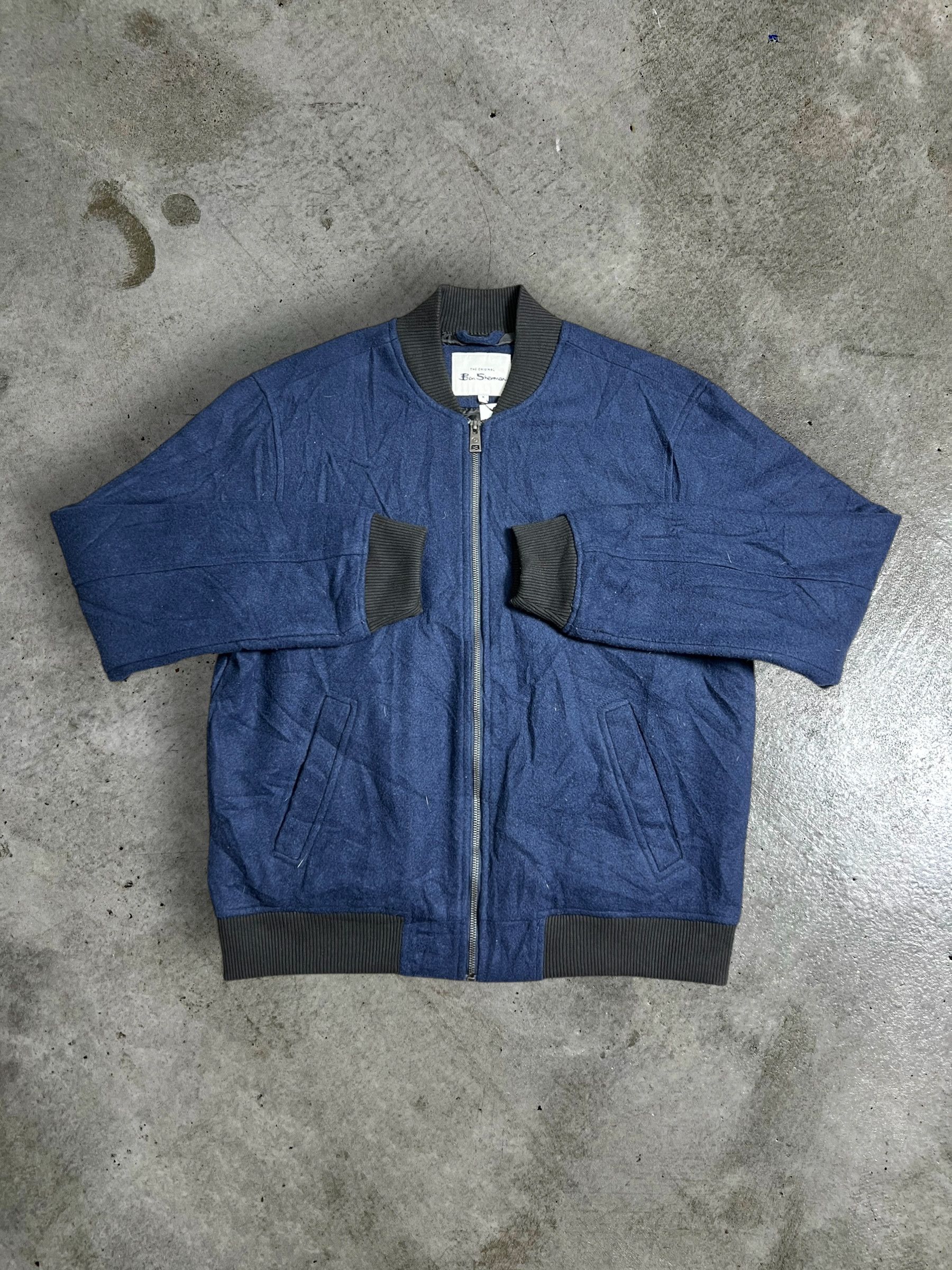 Ben Sherman Ben Sherman Wool Lined Bomber Jacket (M) JKA345 Size US M / EU 48-50 / 2 - 1 Thumbnail