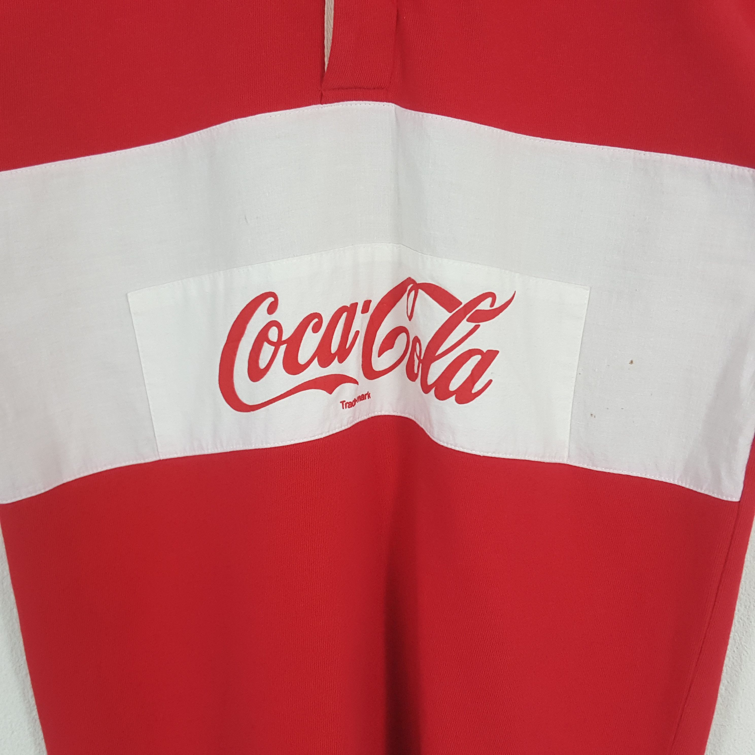 Coca Cola × Vintage Vintage Coca Cola American Soda Drink Rugby Polos Size US M / EU 48-50 / 2 - 2 Thumbnail