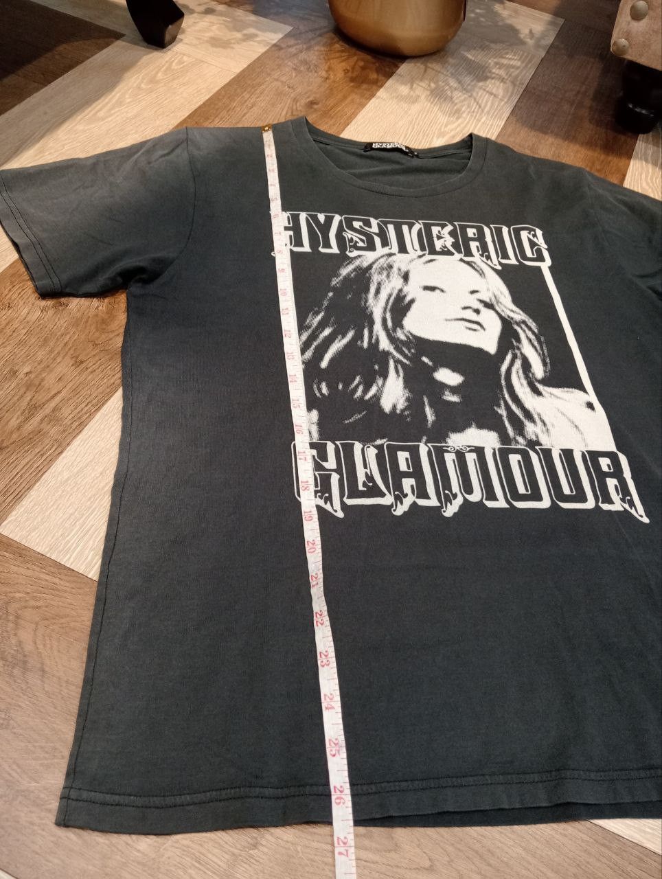 Hysteric Glamour VTG HYSTERIC GLAMOUR CONTORT YOURSELF T-SHIRT - FADED BLACK Size US L / EU 52-54 / 3 - 13 Thumbnail