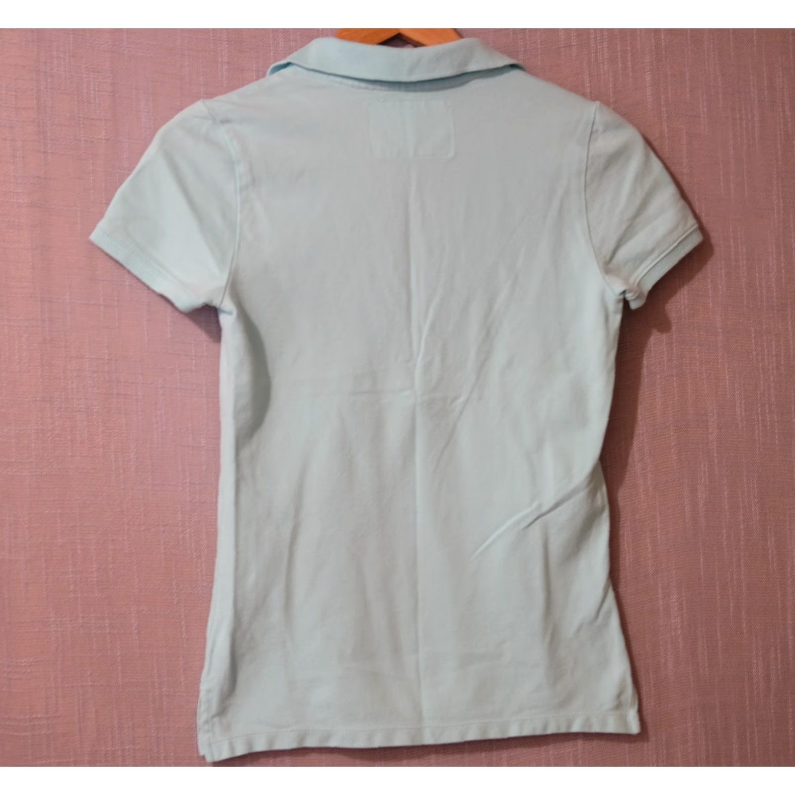 Aeropostale EUC Aeropostale Polo Shirt Green Stretch Casual Preppy Women's L Shirt Polo Green Stretch Casual Preppy Women L Size L / US 10 / IT 46 - 6 Thumbnail