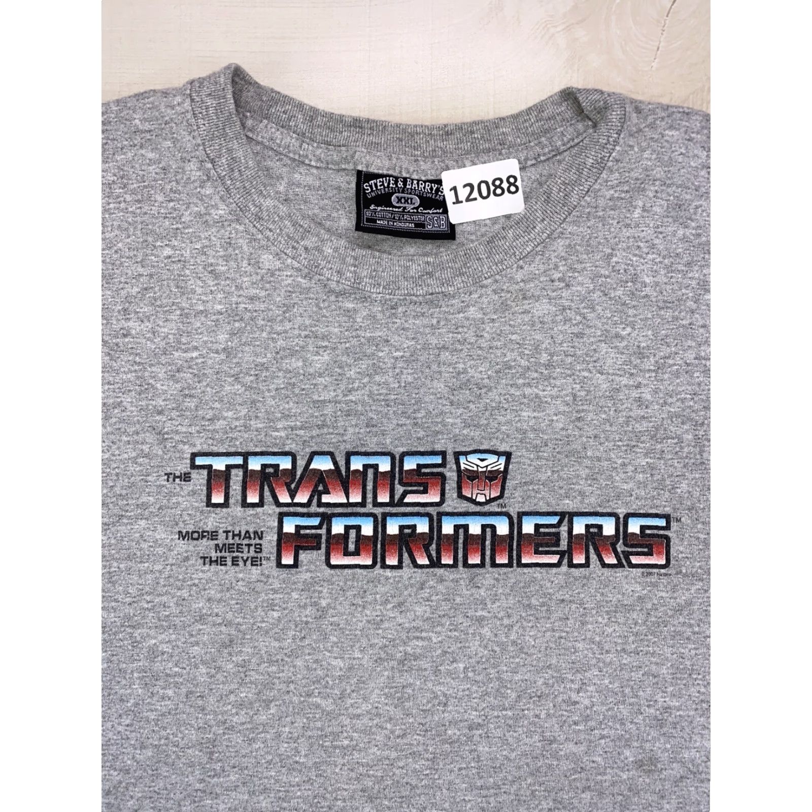 Vintage VINTAGE Transformers Steve & Barry’s T-Shirt Gray 2XL Graphic Men 90s Classic Movies Crew Neck Short Sleeve Size US XXL / EU 58 / 5 - 2 Thumbnail