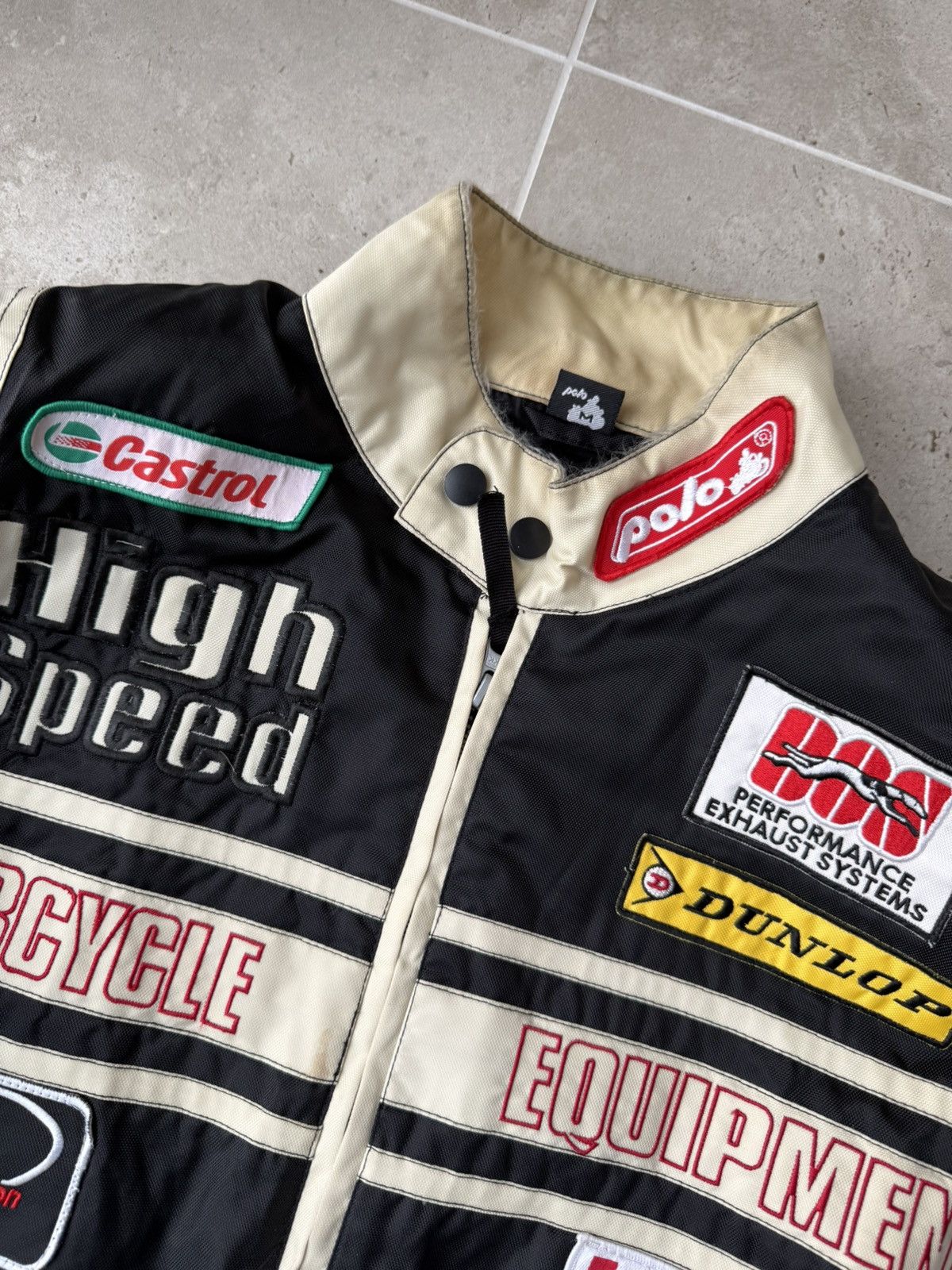 Japanese Brand Vintage High Speed Racing Team Moto Jacket Size US M / EU 48-50 / 2 - 5 Thumbnail