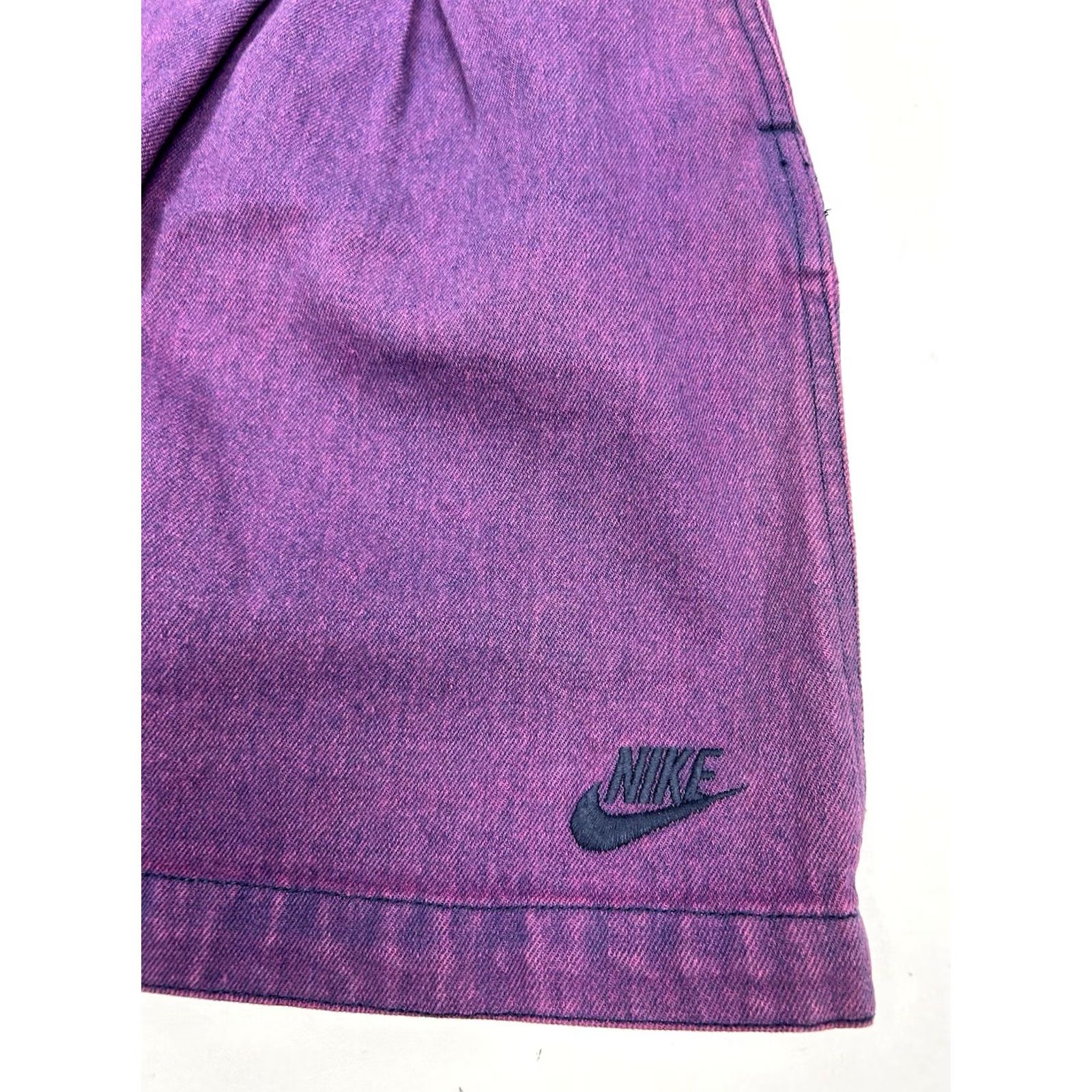 Nike VINTAGE Nike Andre Agassi Challenge Court Acid Wash Denim Tennis Skirt Size M Purple 90s Womens Size 32" / US 10 / IT 46 - 5 Thumbnail