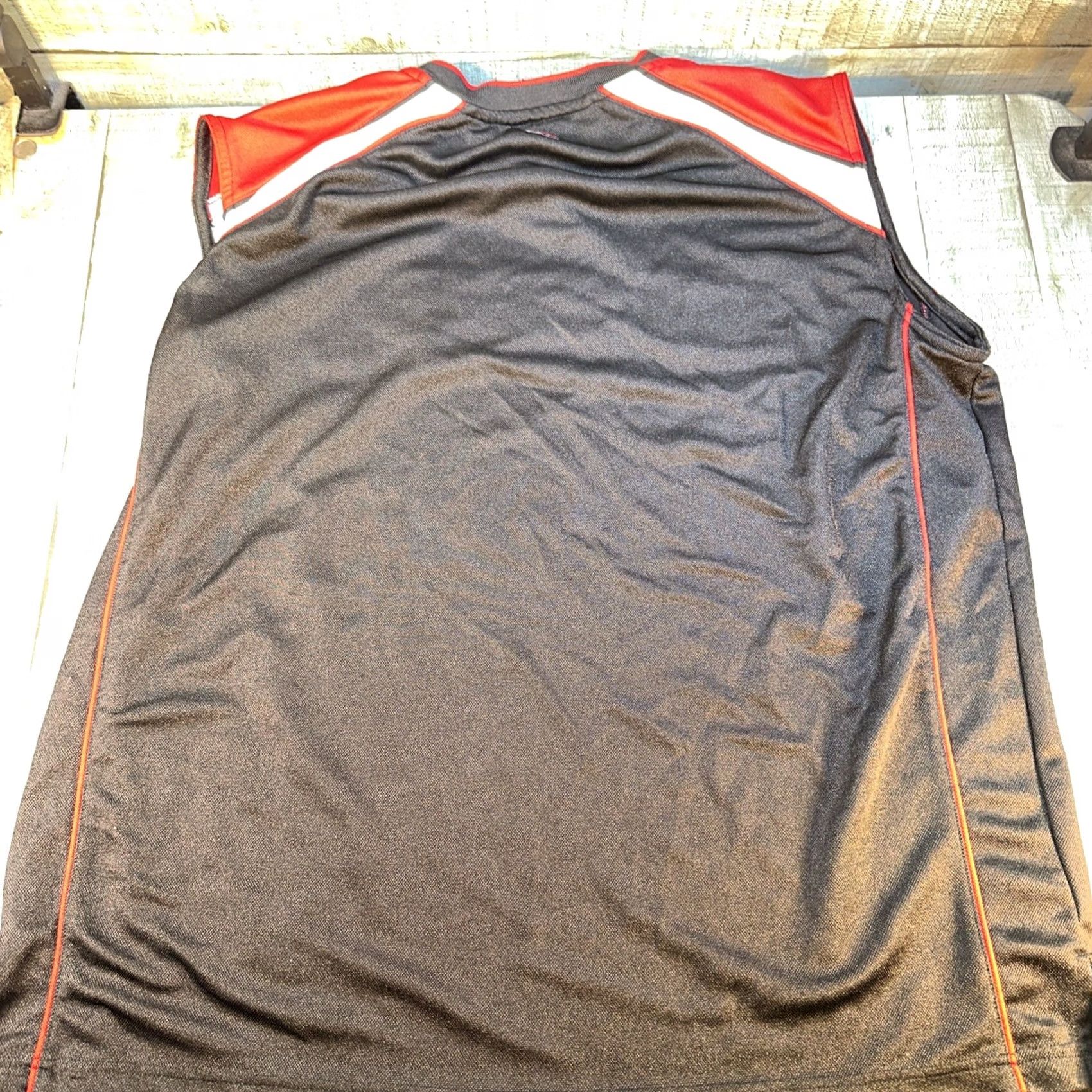 Vintage VINTAGE Fubo Jersey Red Black XXL 90s Men Sports Activewear Adults Size US XXL / EU 58 / 5 - 2 Thumbnail