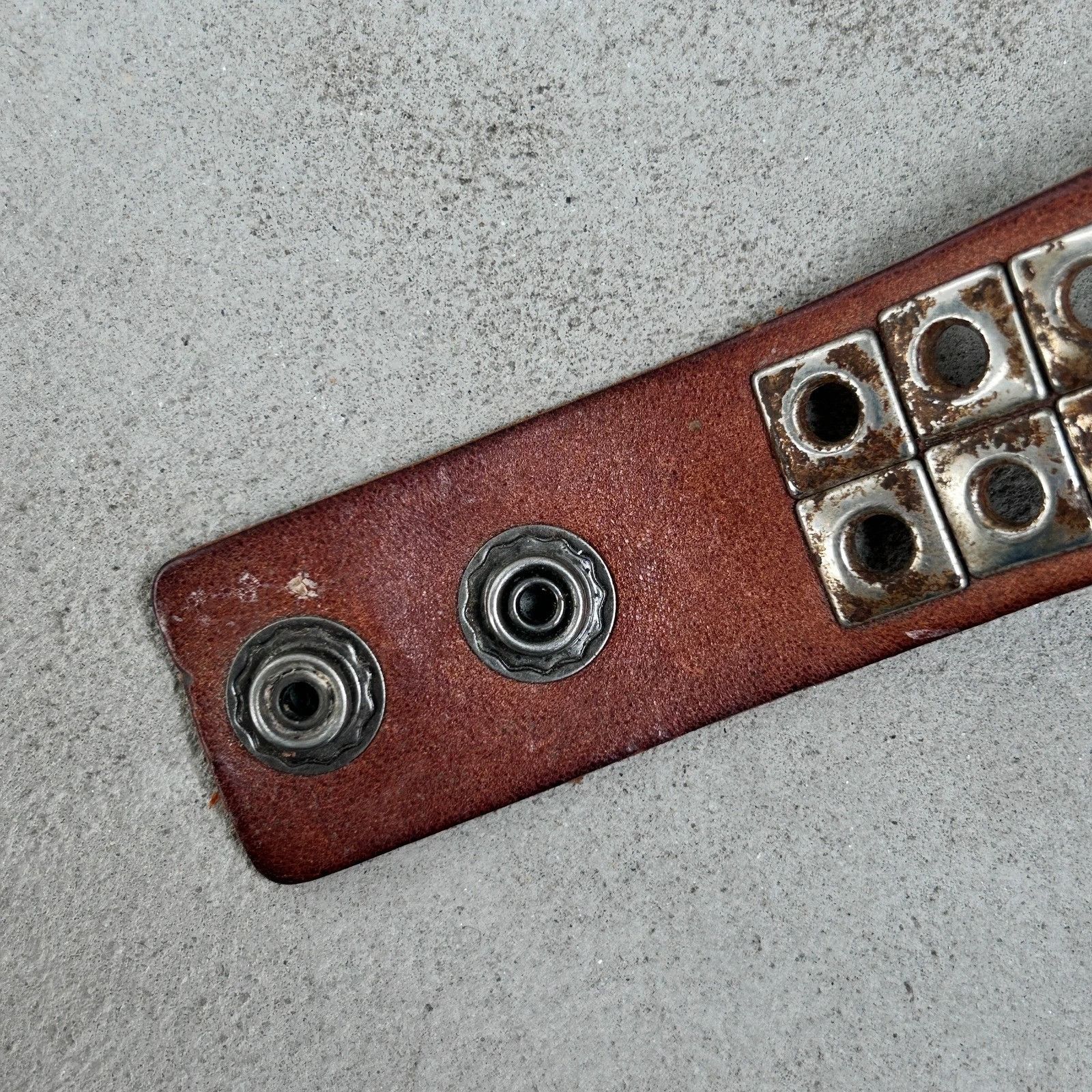 Diesel Vintage Diesel Leather Bracelet Size ONE SIZE - 5 Thumbnail