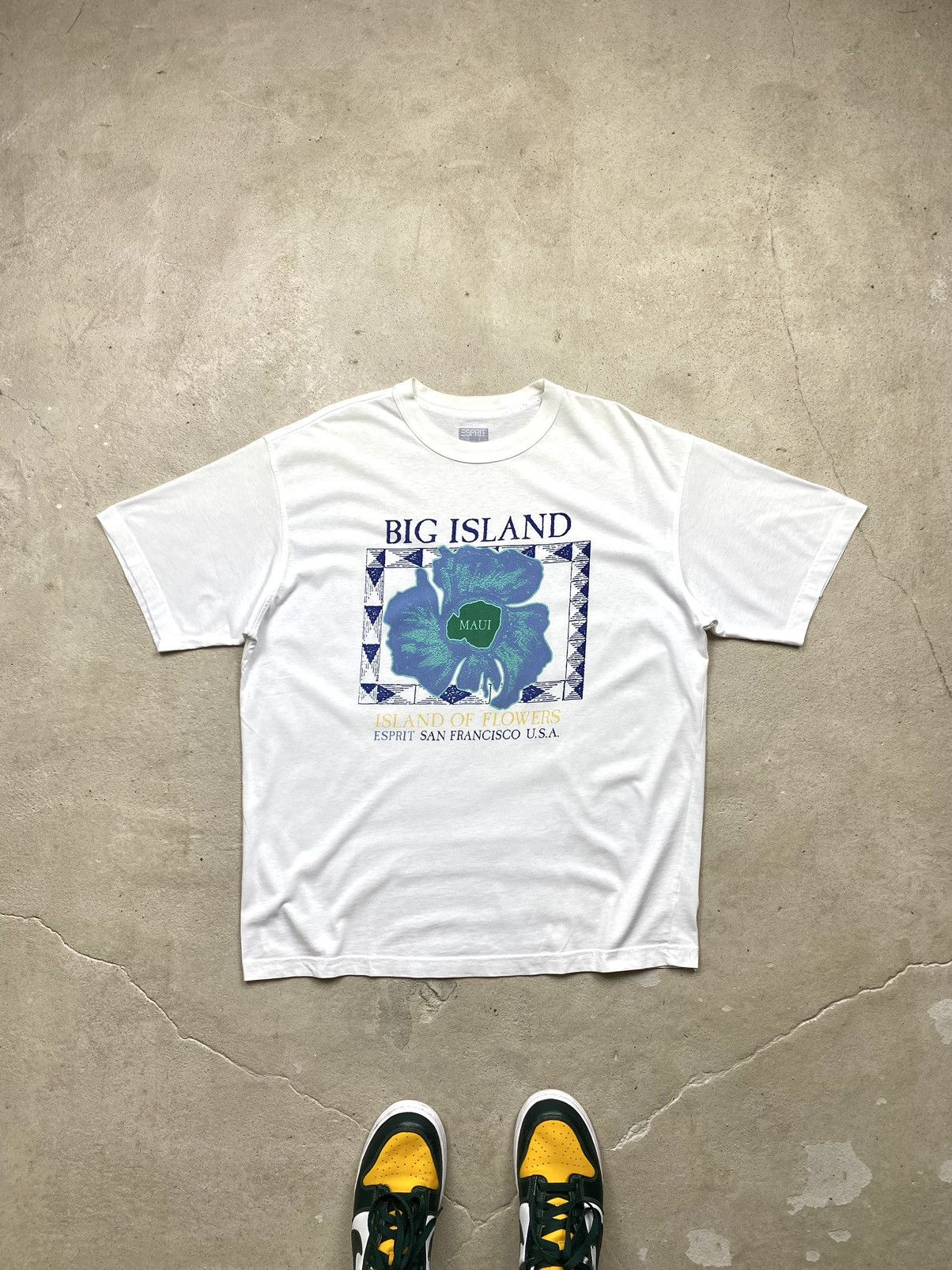 Vintage Vintage 1990’s Maui Hawaii T Shirt Surf Style Quiksilver Size US XL / EU 56 / 4 - 1 Thumbnail