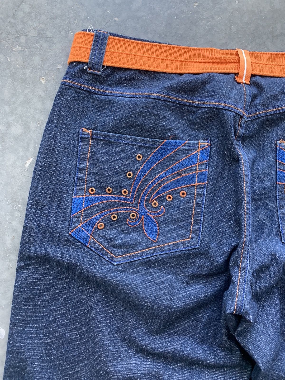 JNCO × Southpole × Vintage Crazy Cyber Y2K Baggy Jean Shorts Skater Grunge Essential Size US 40 / EU 56 - 2 Thumbnail