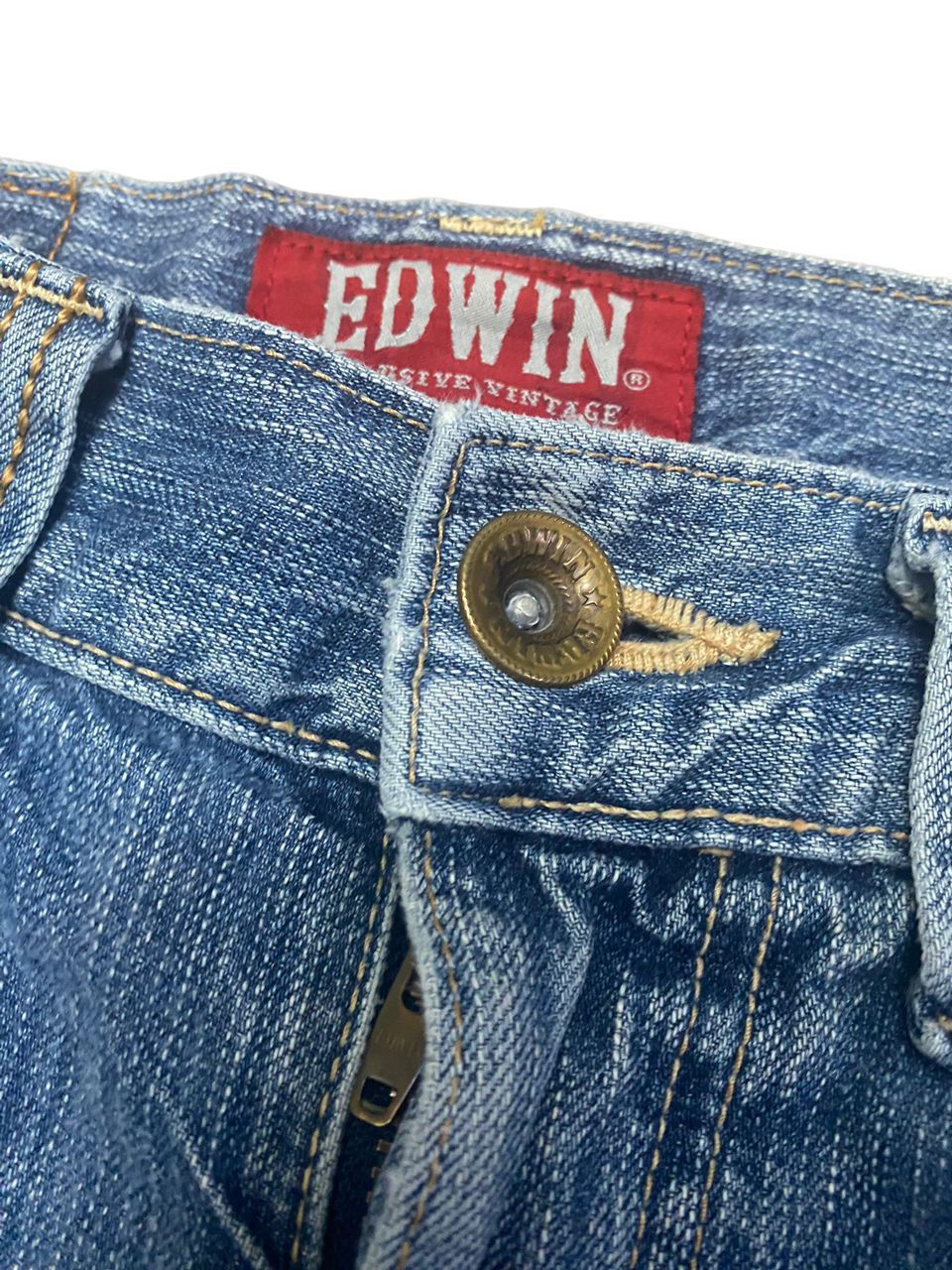Edwin 💥BEST OFFER💥EDWIN EXCLUSIVE VINTAGE DISTRESSED DENIM Size US 33 - 3 Thumbnail