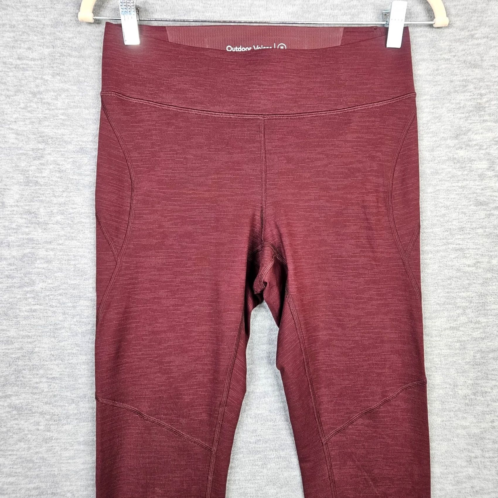 Outdoor Voices Outdoor Voices Women's Pants M Red Solid Outdoor Activewear Pants Size M Regular Skinny Leg Lygal? Size 32" / US 10 / IT 46 - 4 Thumbnail