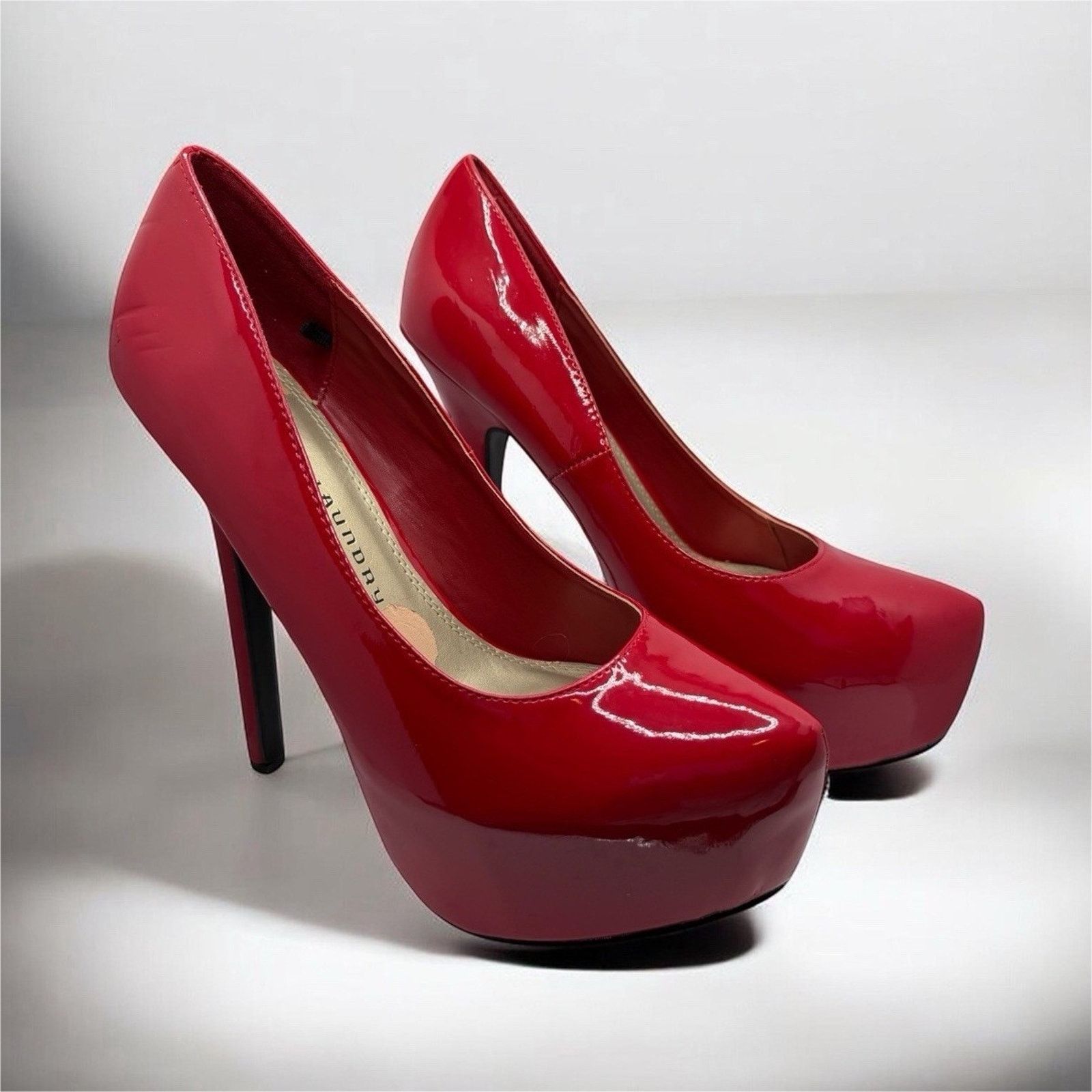 Chinese Laundry Chinese Laundry Red Patent Leather Platform Stiletto 8.5 Size US 8.5 / IT 38.5 - 1 Thumbnail