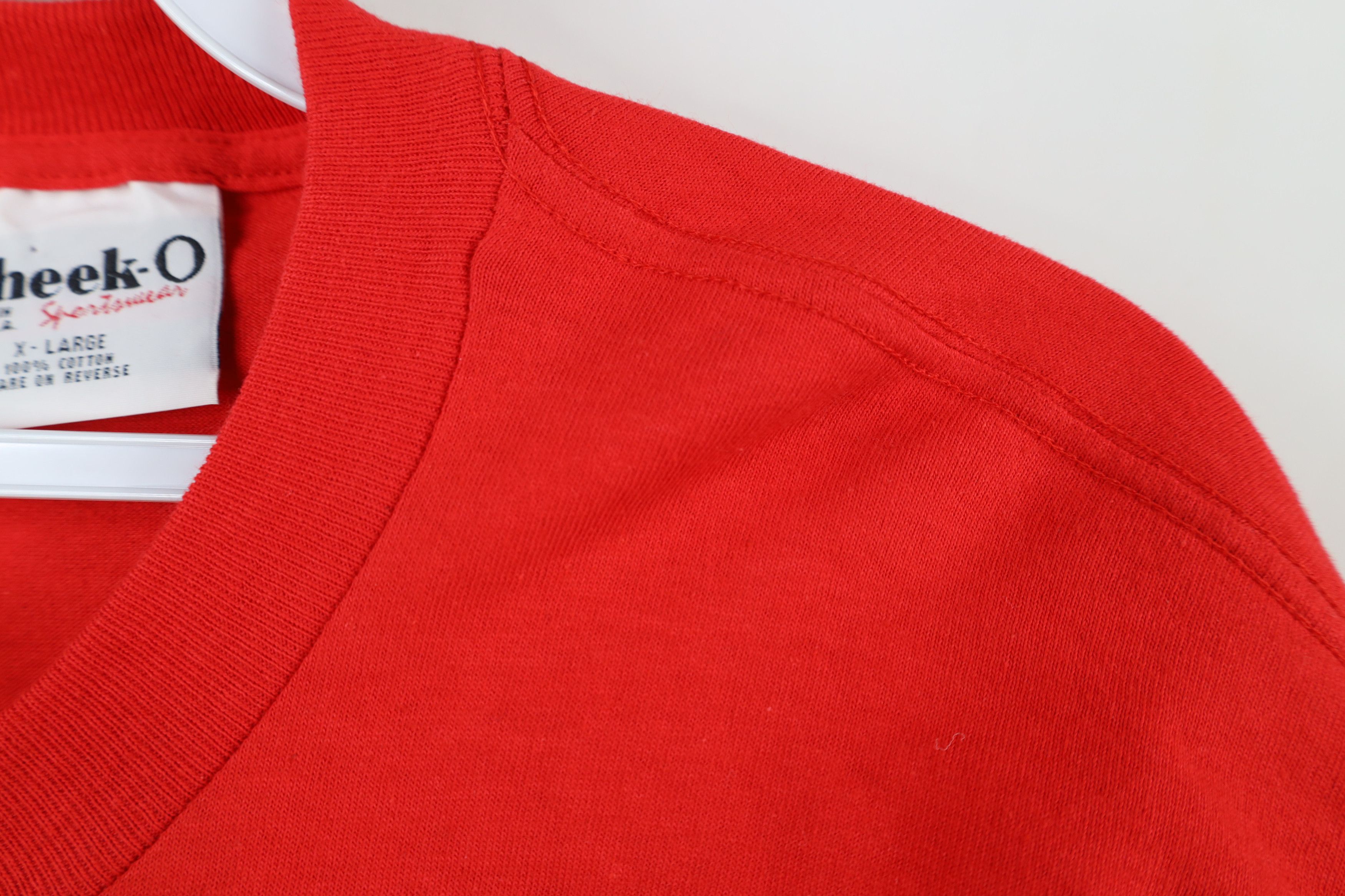 Vintage Vintage 90s Streetwear Dog Day Afternoon T-Shirt Red USA Size US XL / EU 56 / 4 - 6 Thumbnail